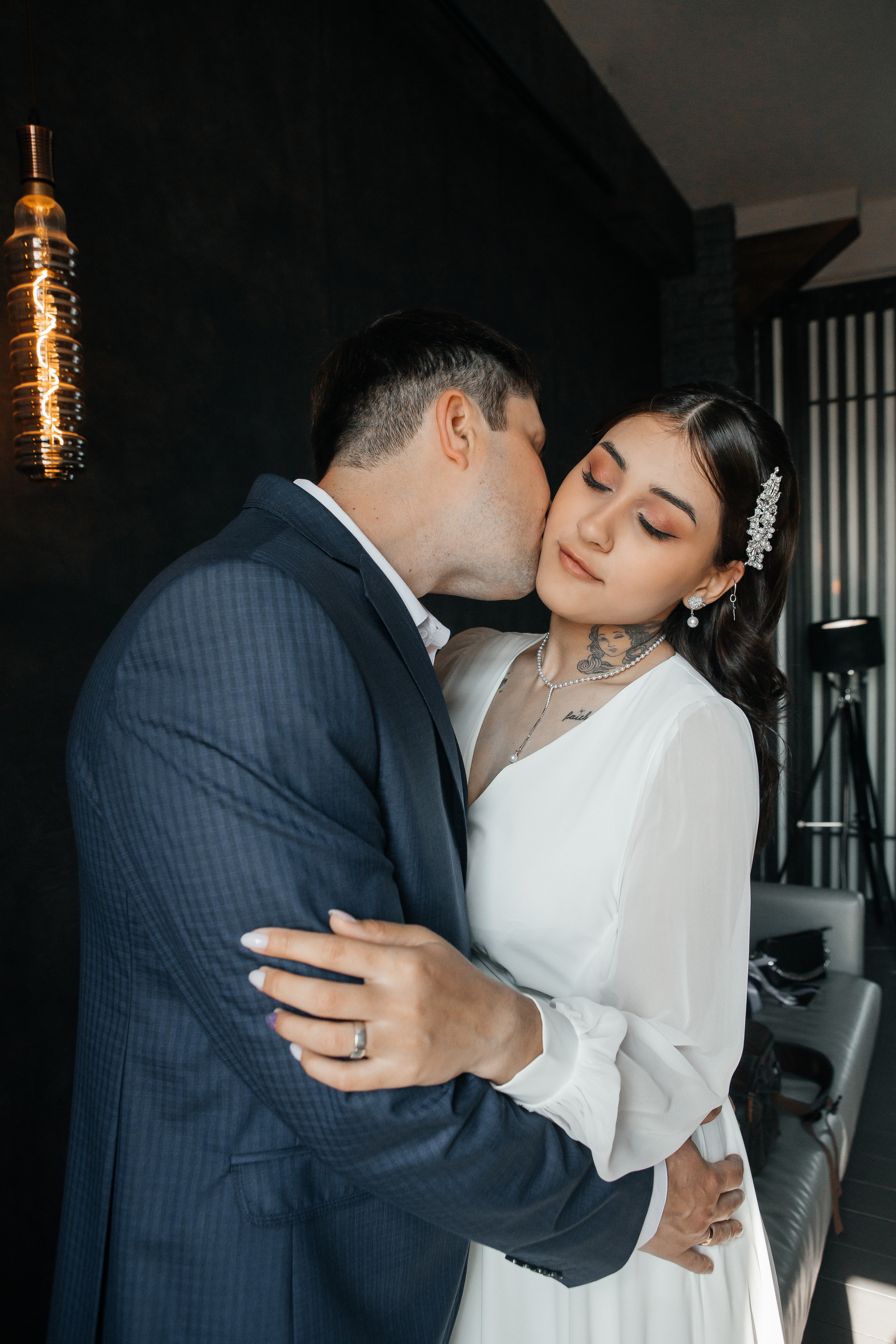 Свадебная фотосессия в студии. Дарья Белякова. Свадебный, детский и семейный фотограф в городе Бийск