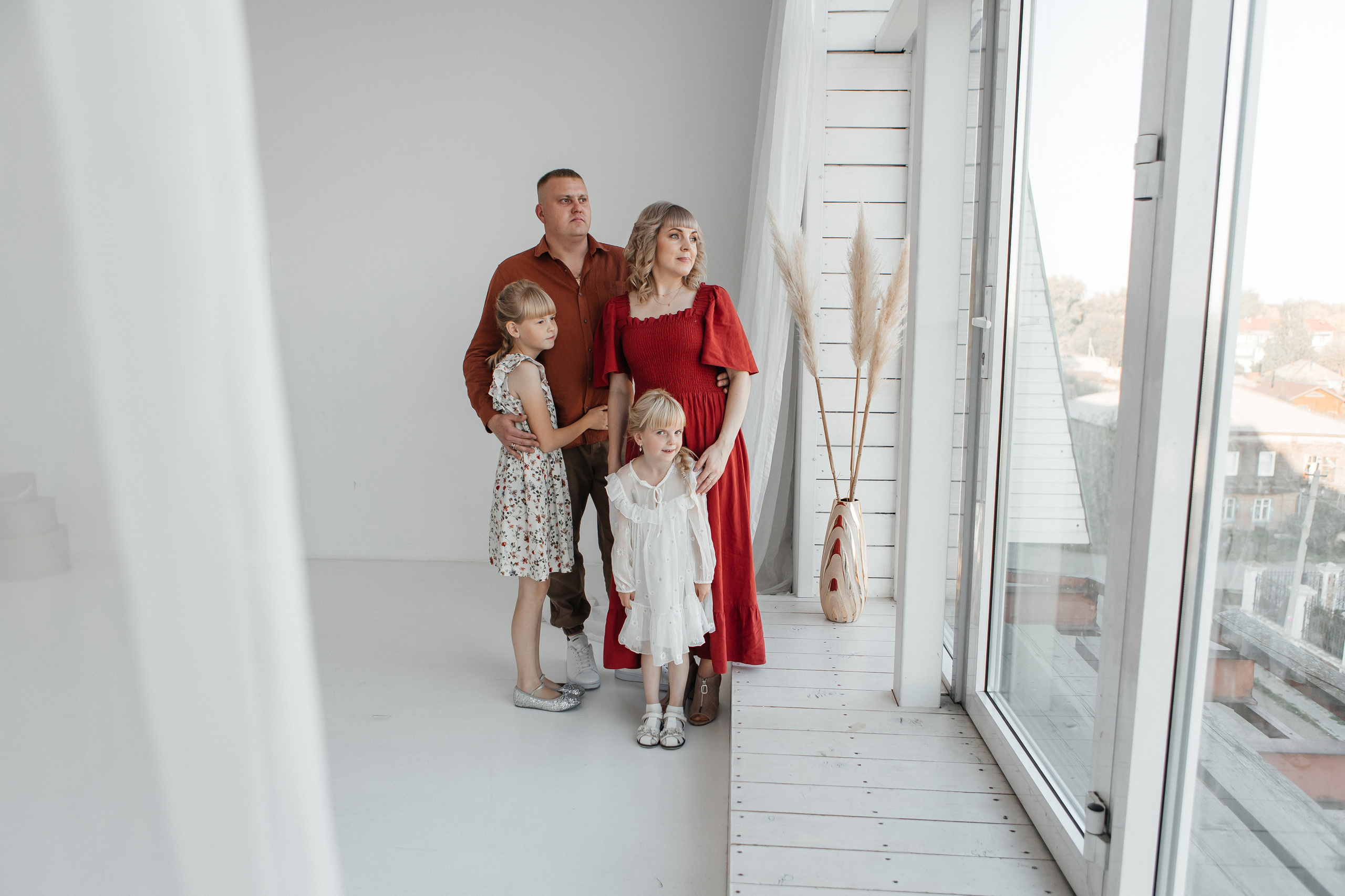 Семейная фотосессия в студии. Дарья Белякова. Свадебный, детский и семейный фотограф в городе Бийск