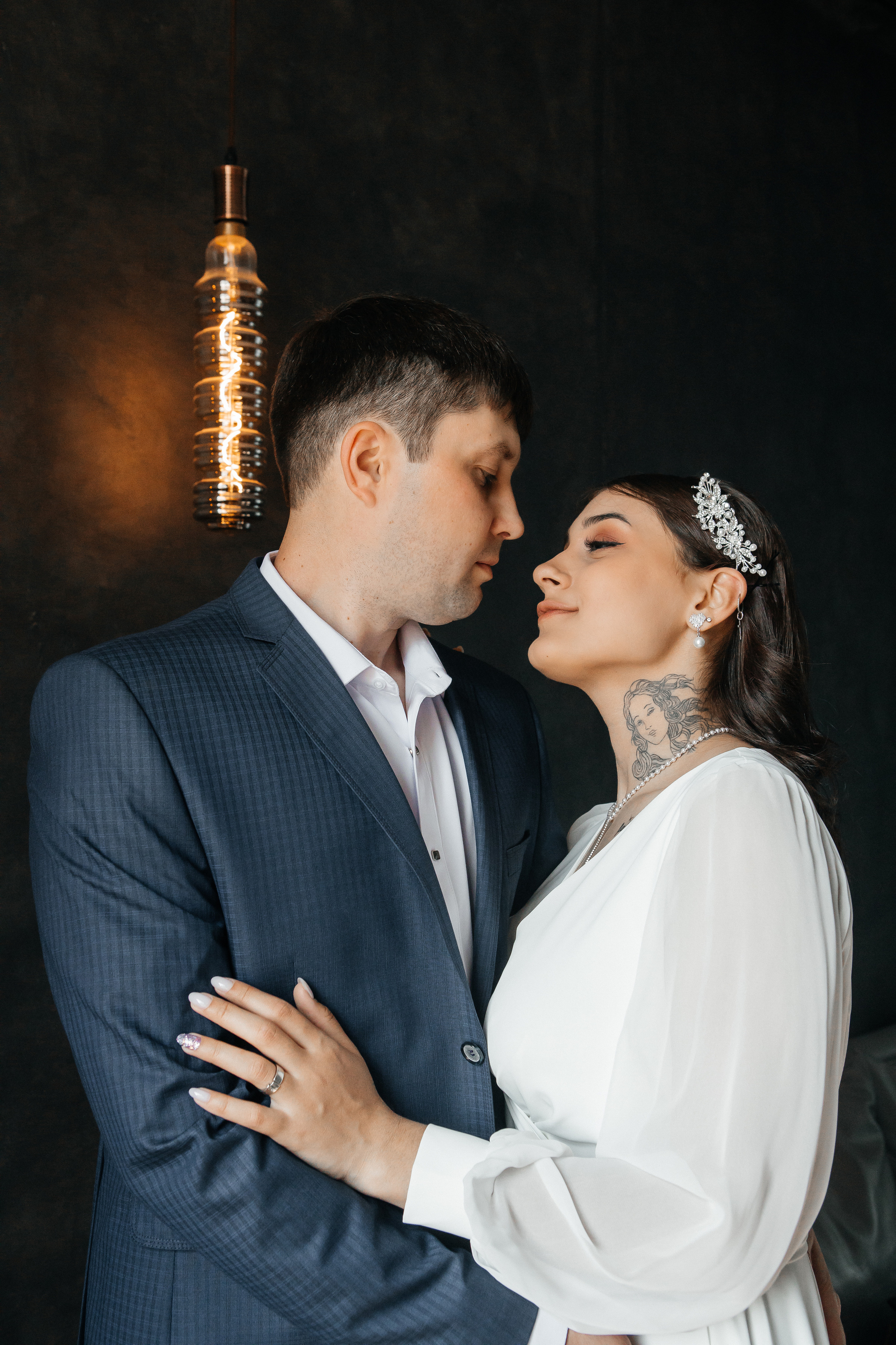 Свадебная фотосессия в студии. Дарья Белякова. Свадебный, детский и семейный фотограф в городе Бийск