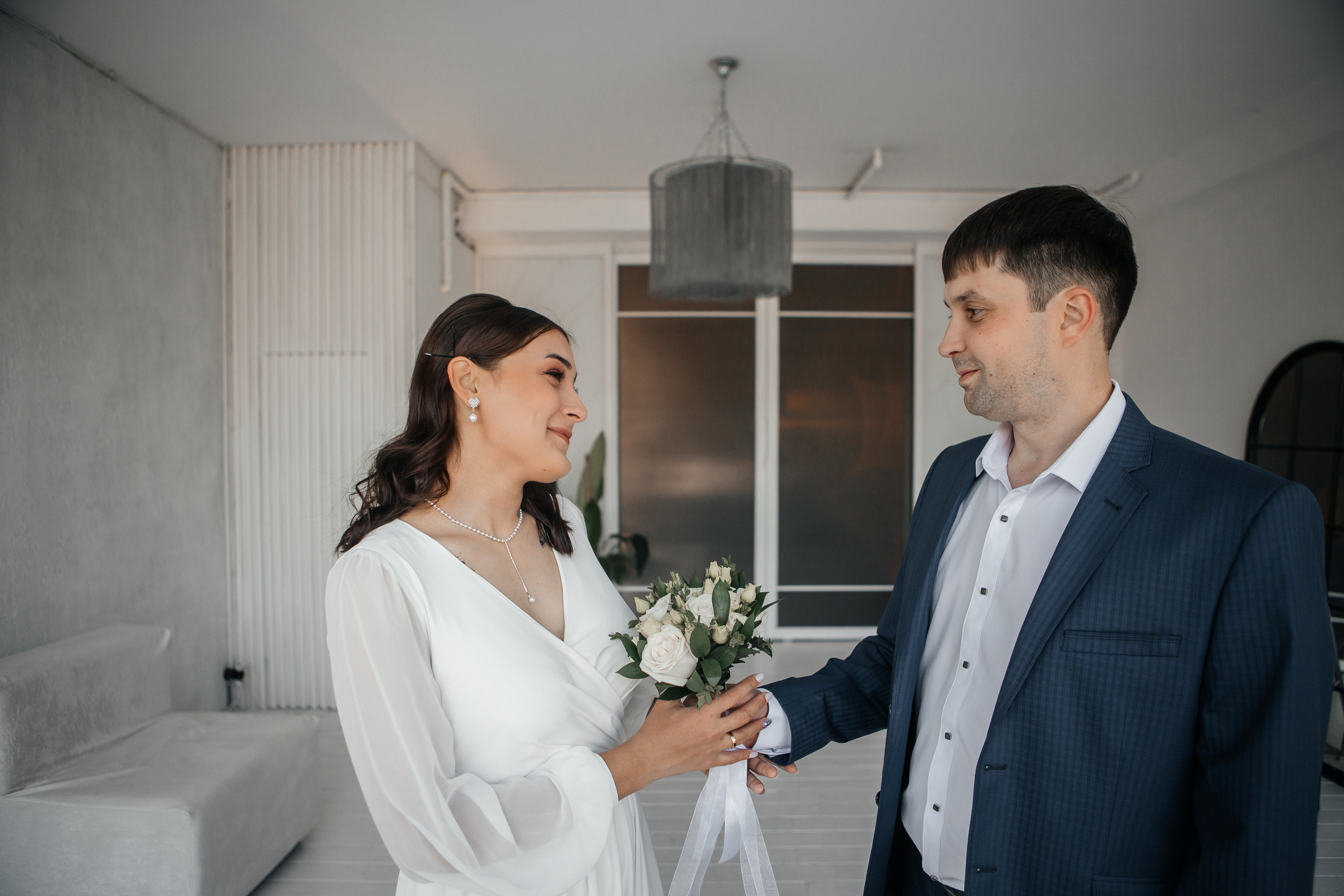 Свадебная фотосессия в студии. Дарья Белякова. Свадебный, детский и семейный фотограф в городе Бийск