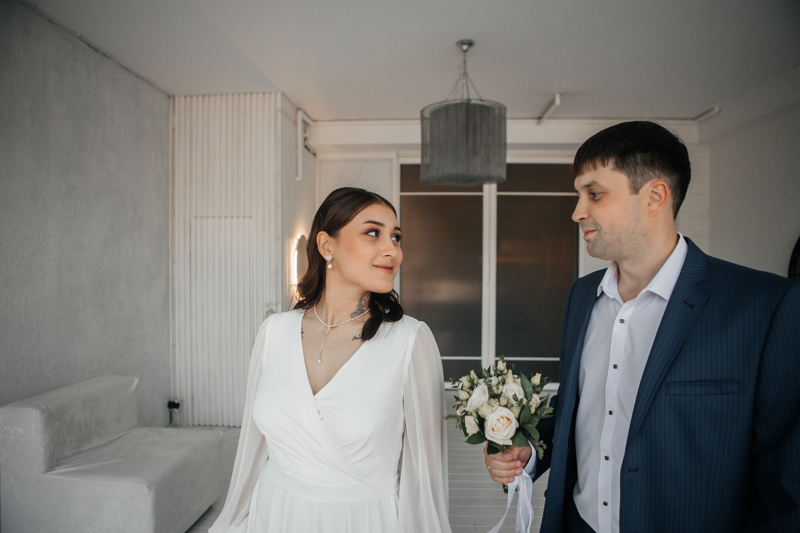 Свадебная фотосессия в студии. Дарья Белякова. Свадебный, детский и семейный фотограф в городе Бийск