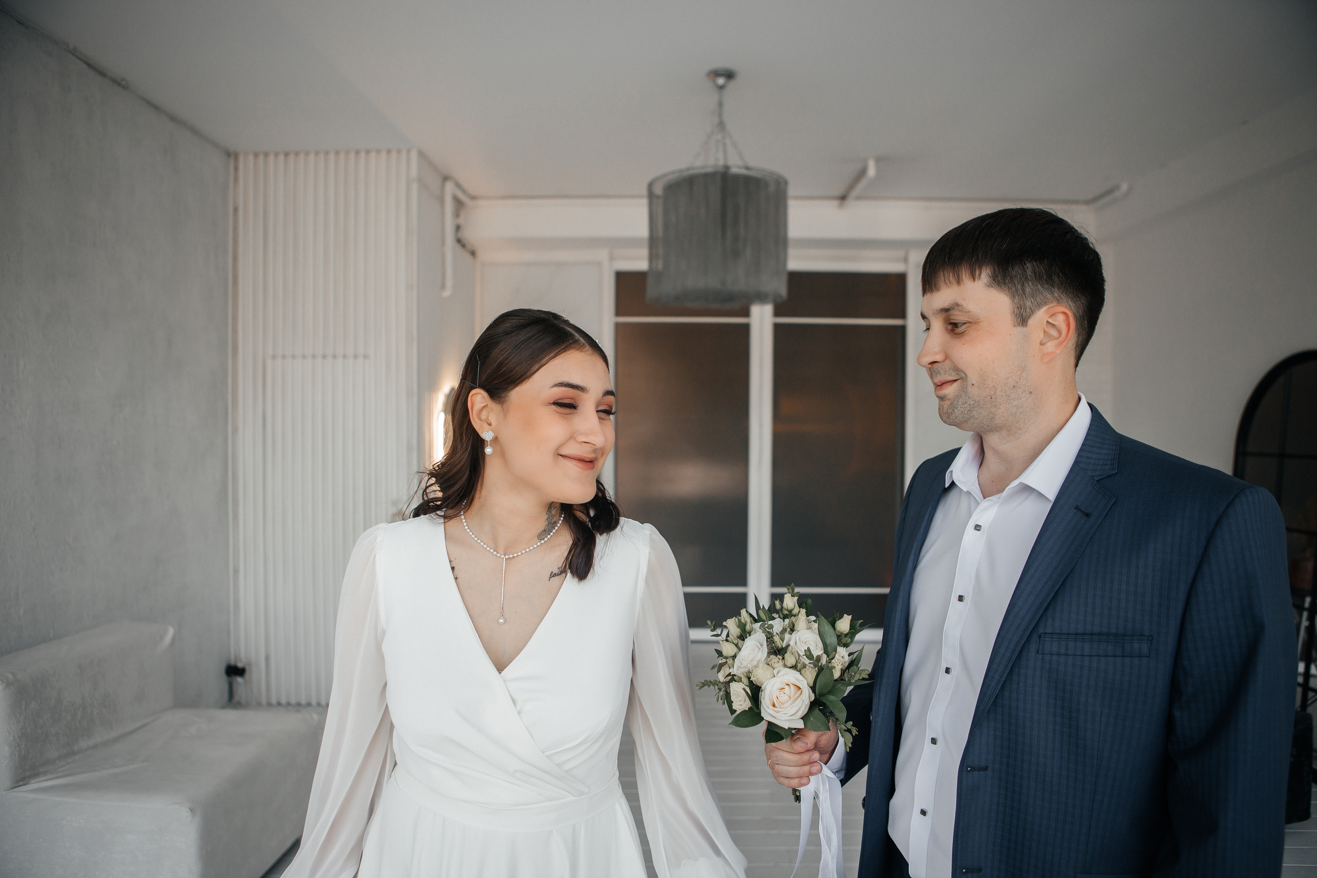 Свадебная фотосессия в студии. Дарья Белякова. Свадебный, детский и семейный фотограф в городе Бийск