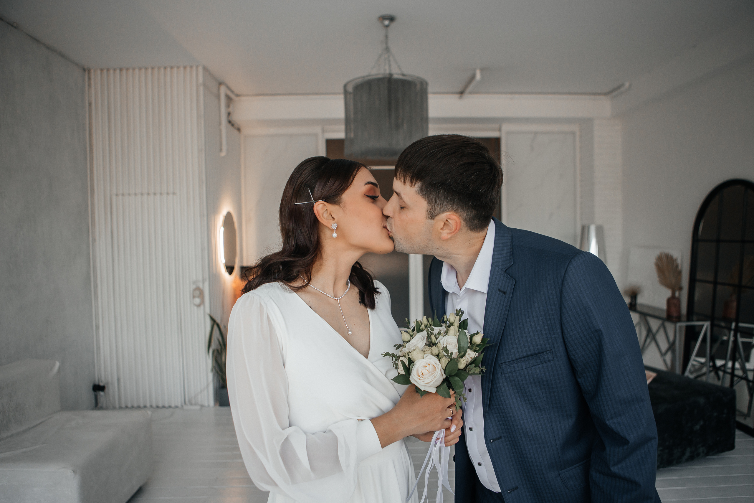 Свадебная фотосессия в студии. Дарья Белякова. Свадебный, детский и семейный фотограф в городе Бийск