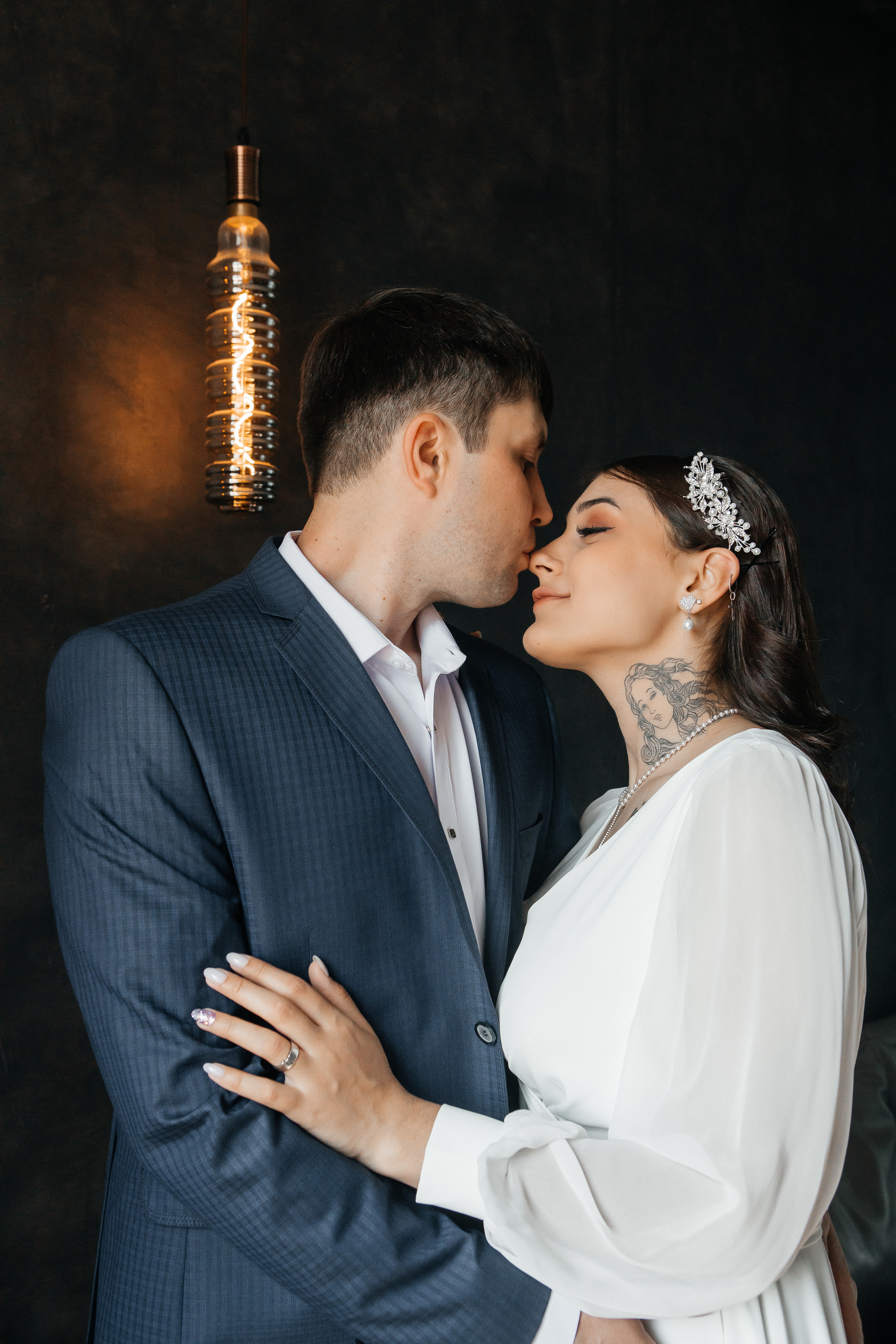 Свадебная фотосессия в студии. Дарья Белякова. Свадебный, детский и семейный фотограф в городе Бийск