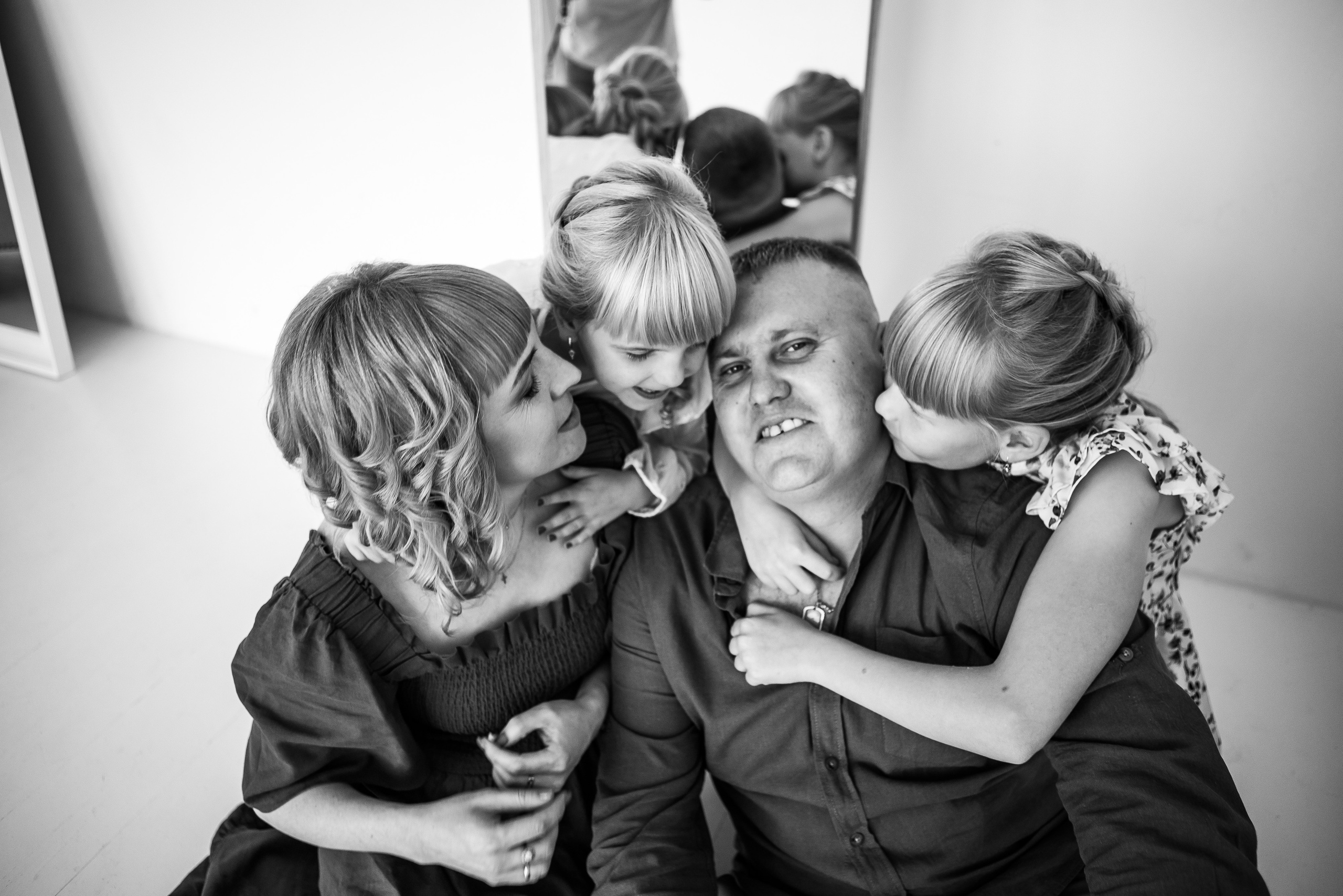 Семейная фотосессия в студии. Дарья Белякова. Свадебный, детский и семейный фотограф в городе Бийск