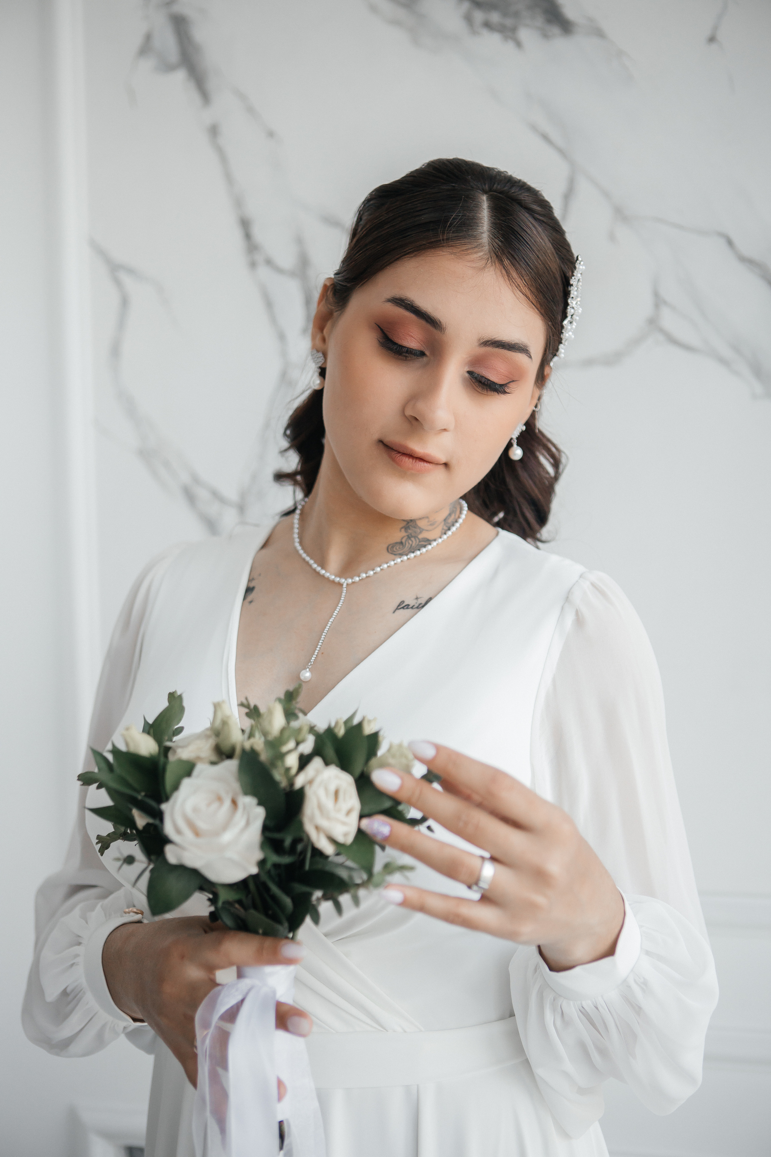 Свадебная фотосессия в студии. Дарья Белякова. Свадебный, детский и семейный фотограф в городе Бийск