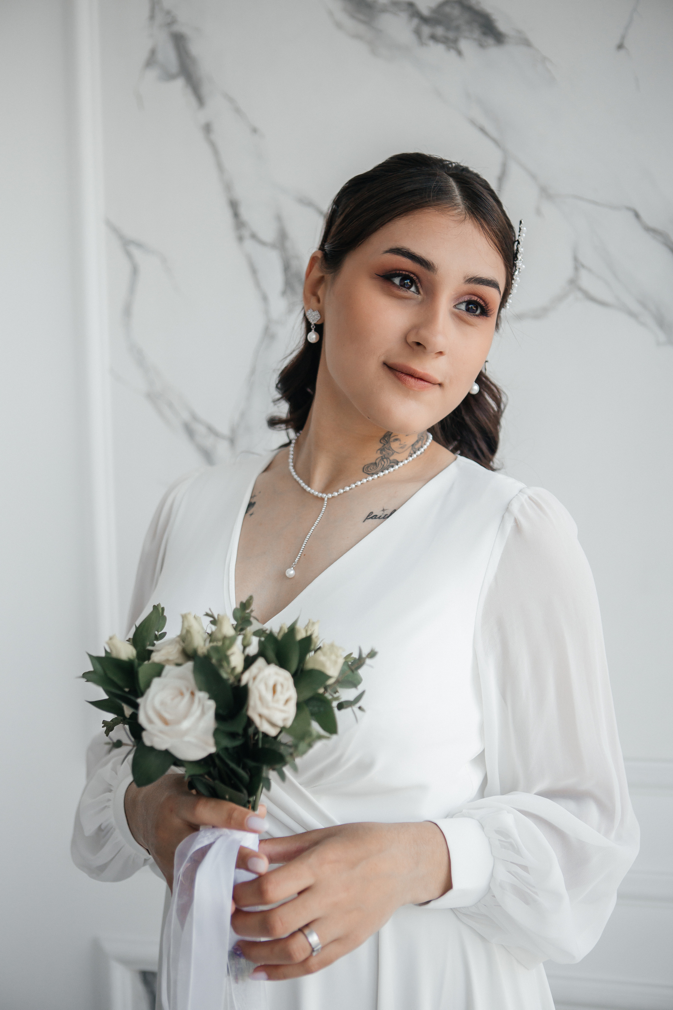 Свадебная фотосессия в студии. Дарья Белякова. Свадебный, детский и семейный фотограф в городе Бийск