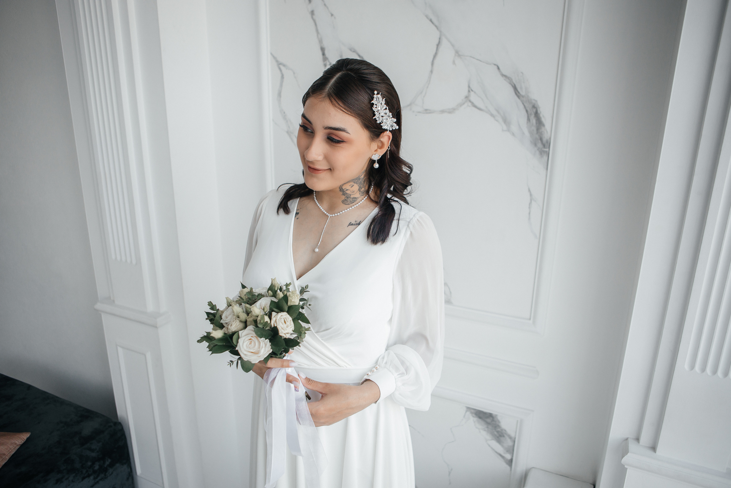 Свадебная фотосессия в студии. Дарья Белякова. Свадебный, детский и семейный фотограф в городе Бийск