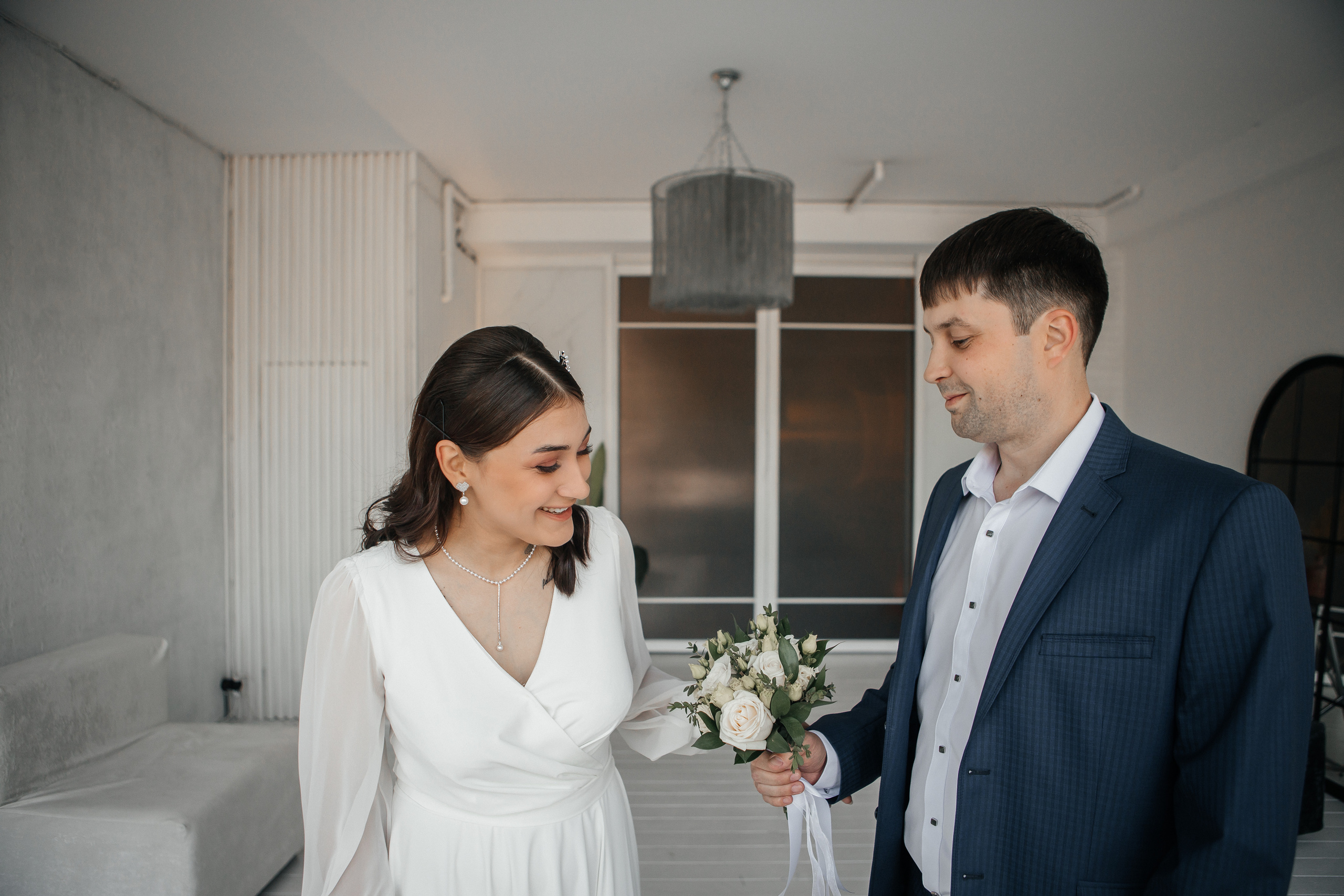 Свадебная фотосессия в студии. Дарья Белякова. Свадебный, детский и семейный фотограф в городе Бийск