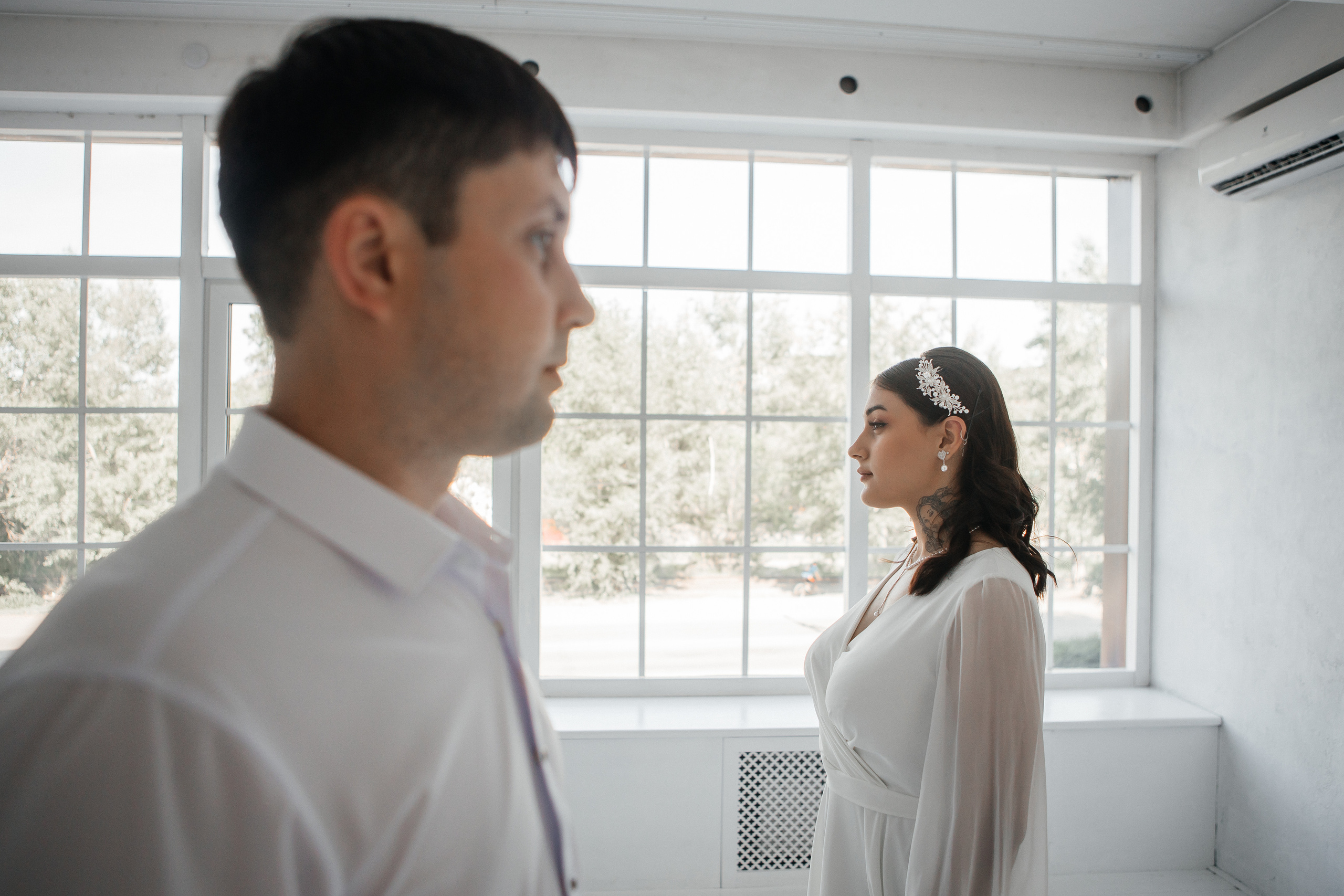 Свадебная фотосессия в студии. Дарья Белякова. Свадебный, детский и семейный фотограф в городе Бийск