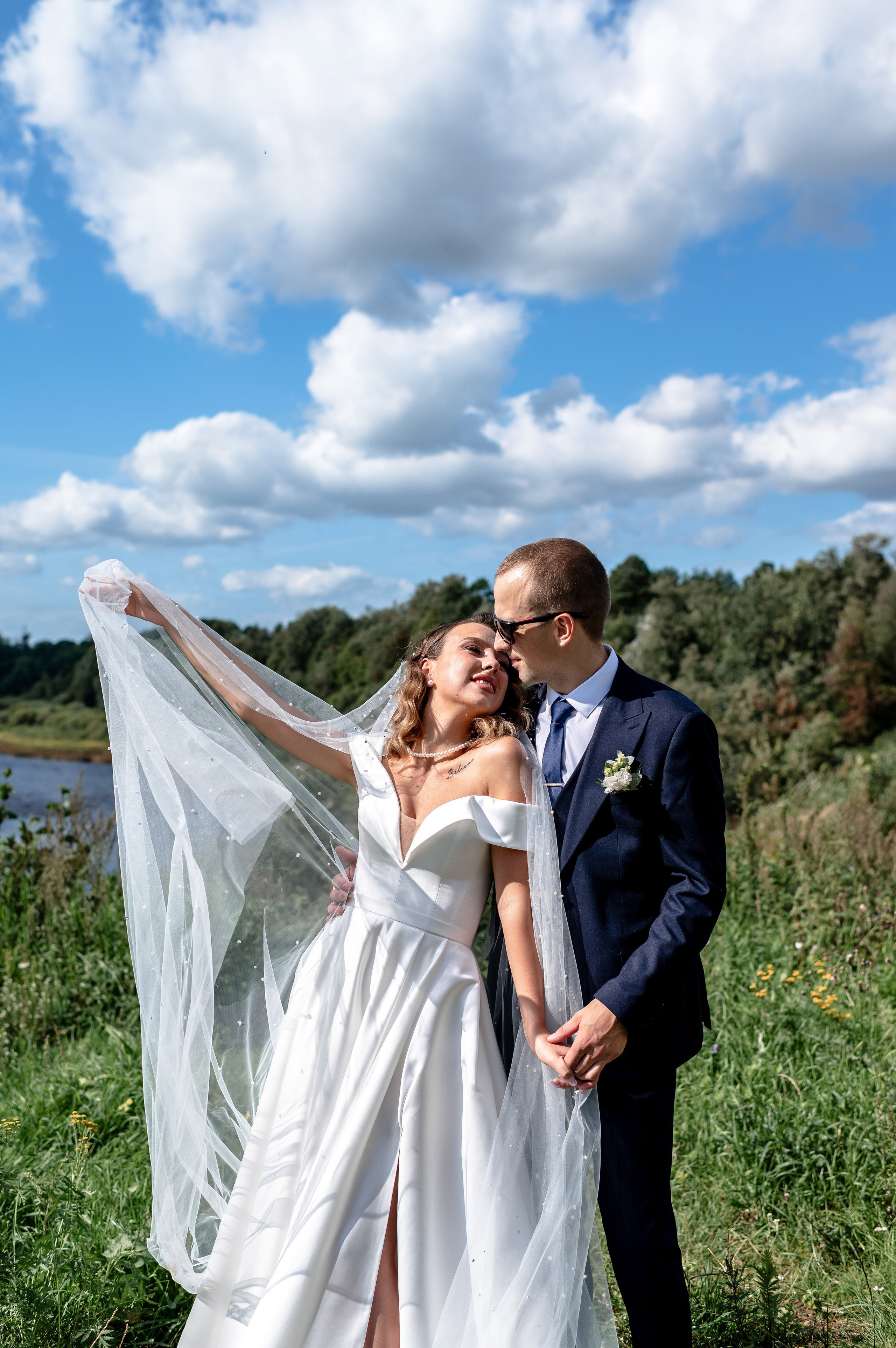 Людмила и Михаил (свадебная прогулка и регистрация в г. Кингисеппе). Портретный, семейный и свадебный фотограф в Санкт-Петербурге и в Пушкине Ширяев Денис