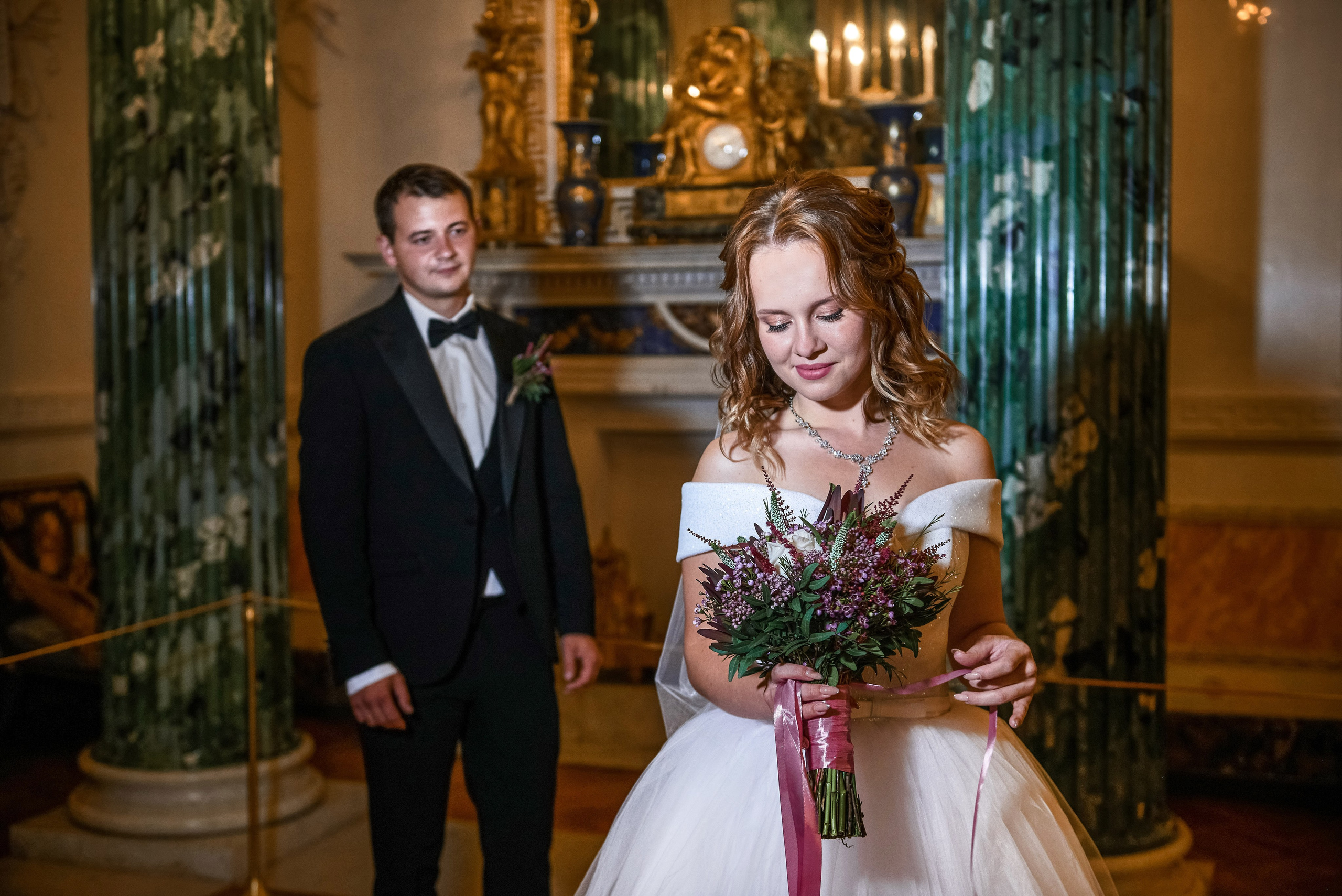 Екатерина и Александр (свадебная фотосессия в Павловском Дворце). Портретный, семейный и свадебный фотограф в Санкт-Петербурге и в Пушкине Ширяев Денис