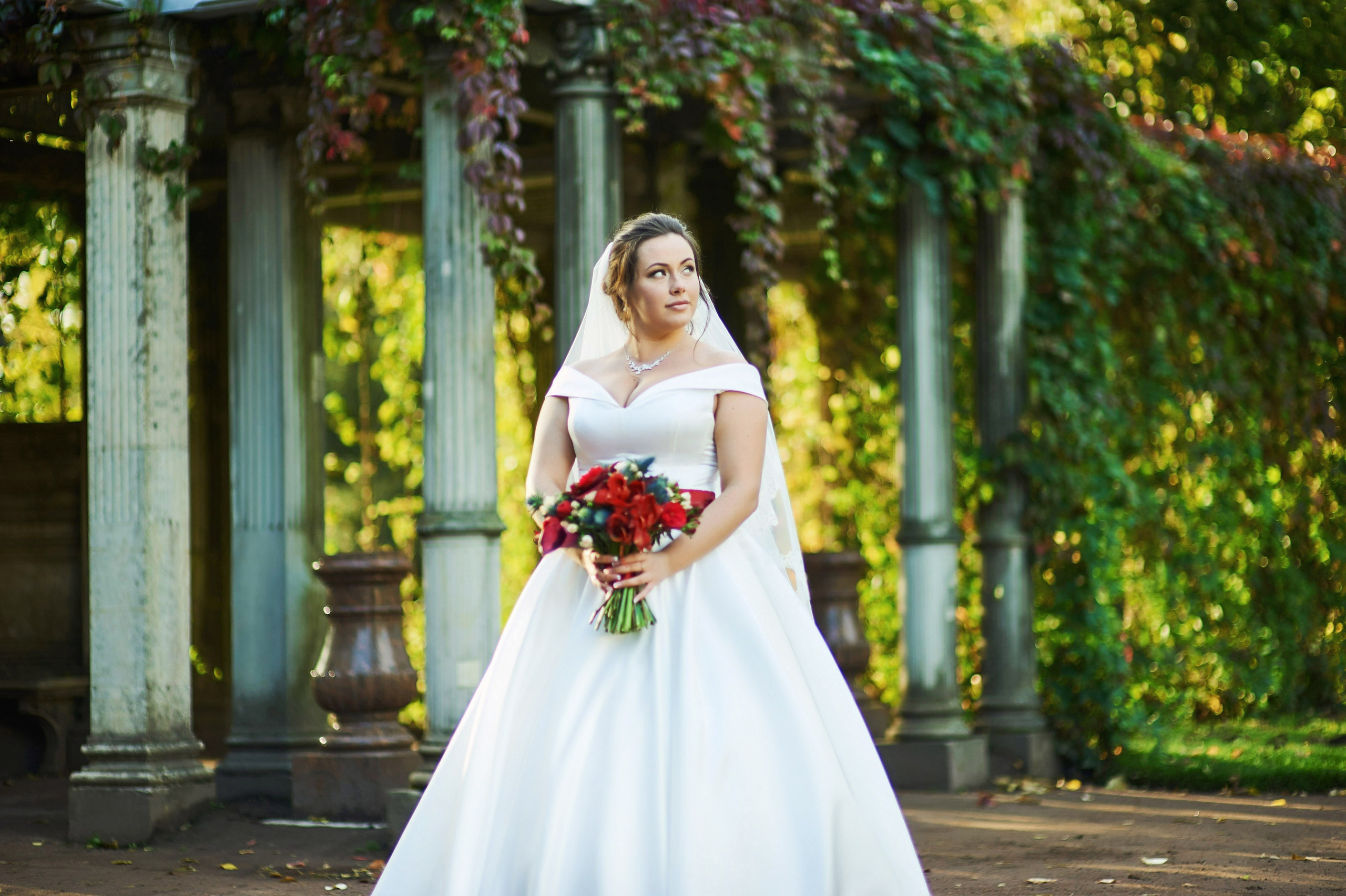 Ангелина и Сергей (фотосессия в осеннем Пушкине). Портретный, семейный и свадебный фотограф в Санкт-Петербурге и в Пушкине Ширяев Денис