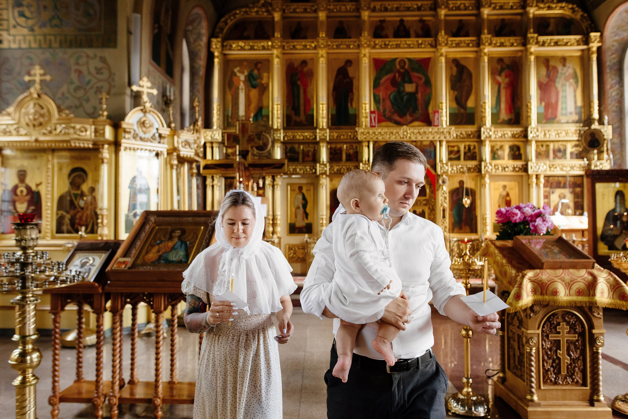 Крещение Луки. Свадебный и семейный фотограф Екатерина Иванова