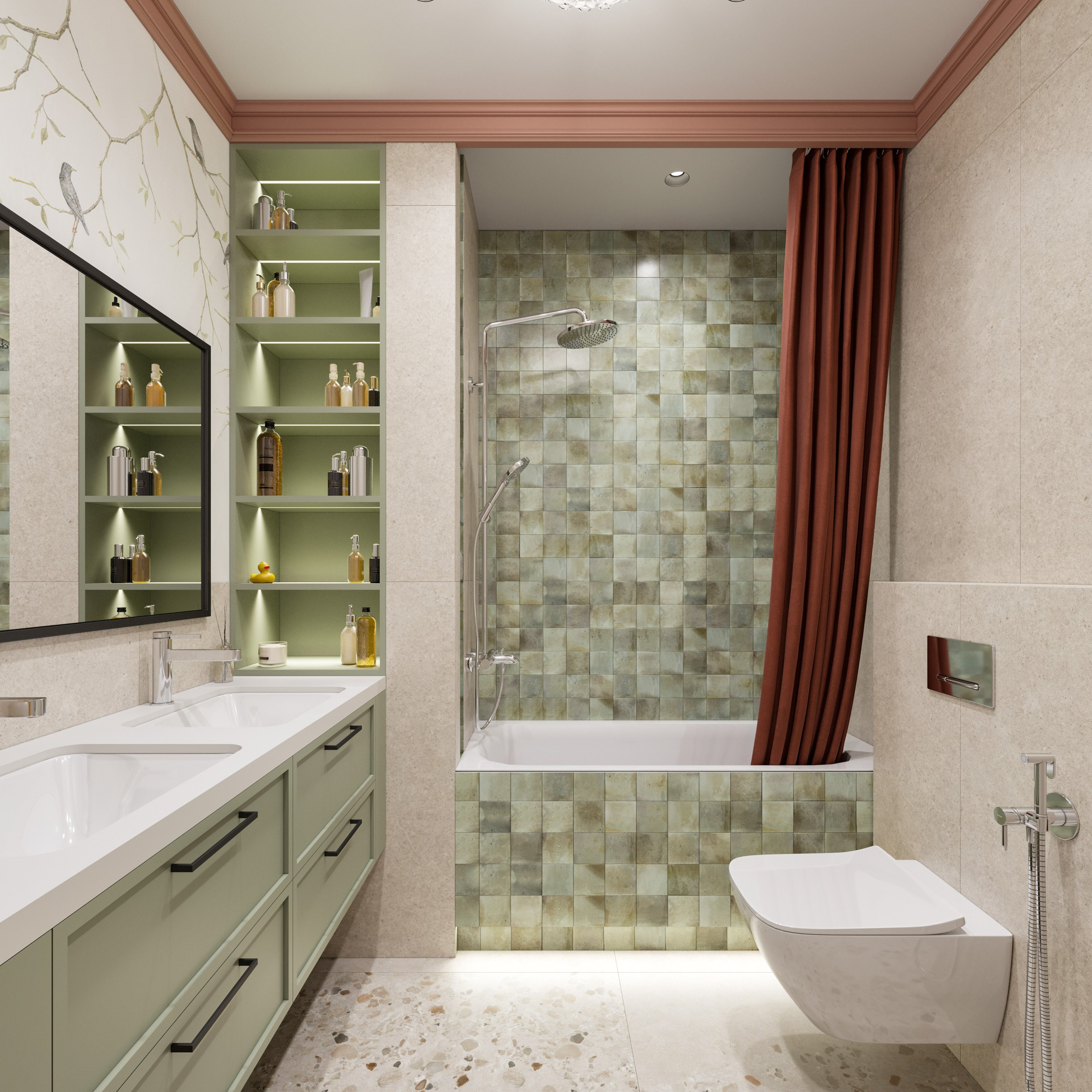 3D Визуализация Квартиры в Стиле Современная Классика. Визуализатор интерьера в Москве | Брагин Кирилл