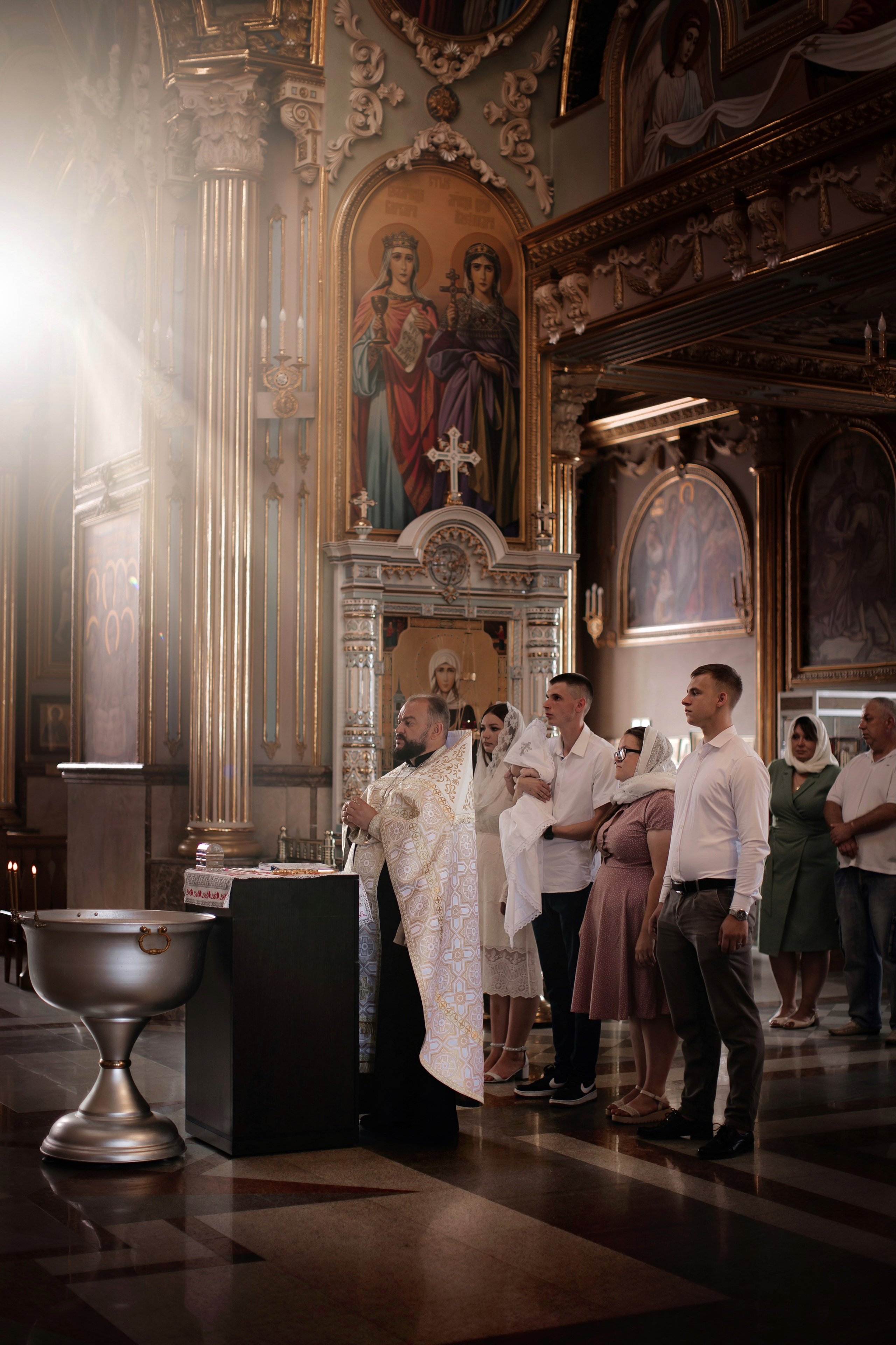 Таинство Крещения. Фотограф Лиана Артемова в Пензе