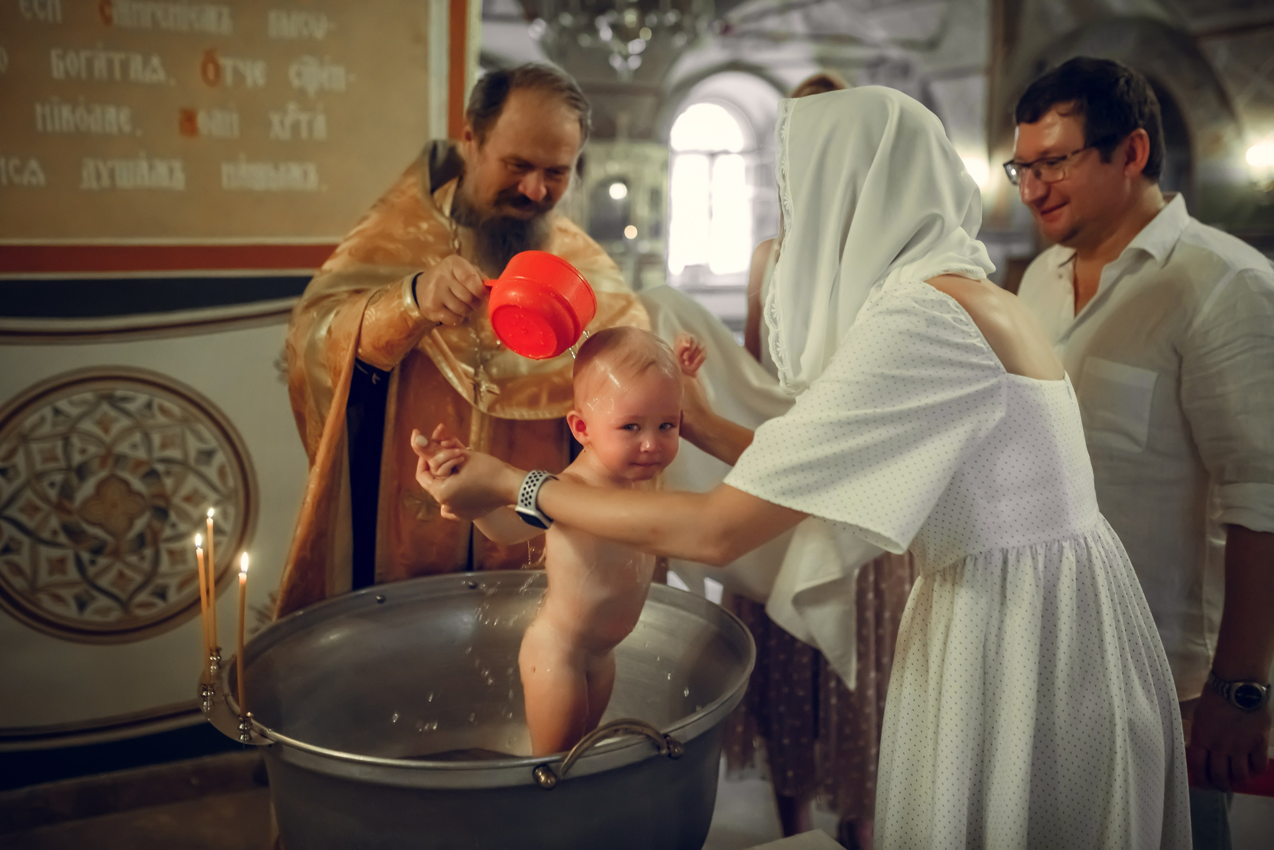 Крещение Яны. Фотограф на Крещение, семейный фотограф в Москве