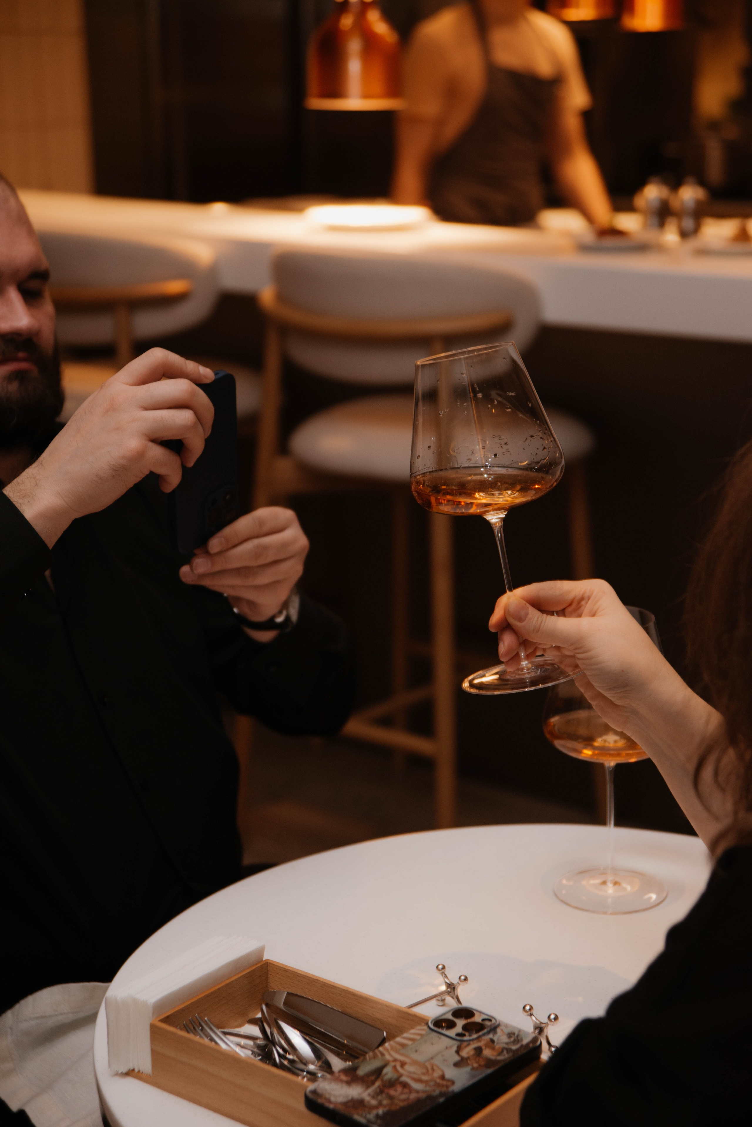 Шеф-тейбл в ресторане La Volte. Ксения Glossa. Портретный и репортажный фотограф в Самаре