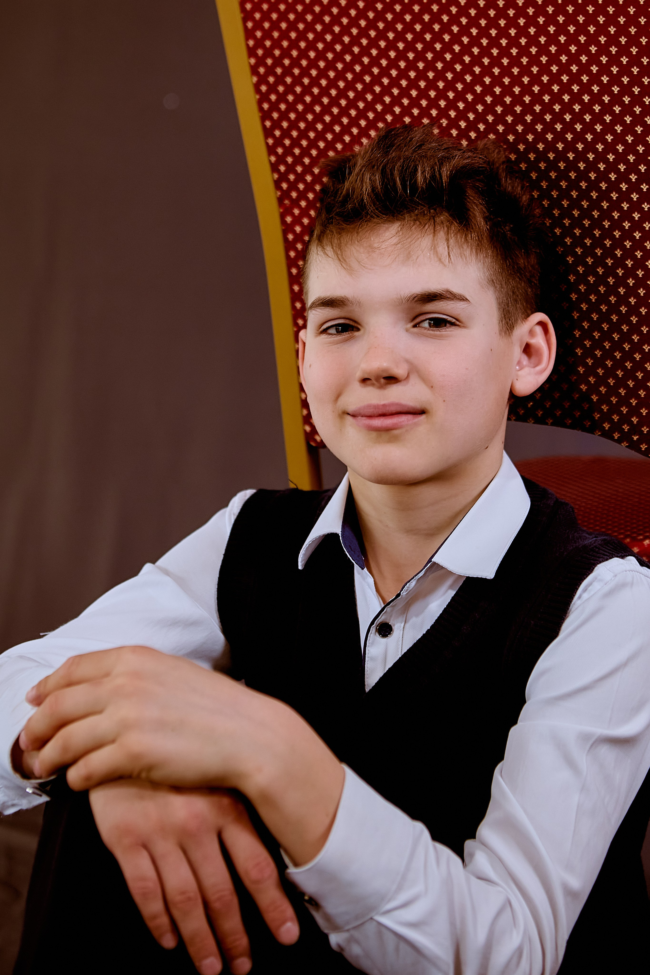 Школьная фотосессия учеников 6 класса