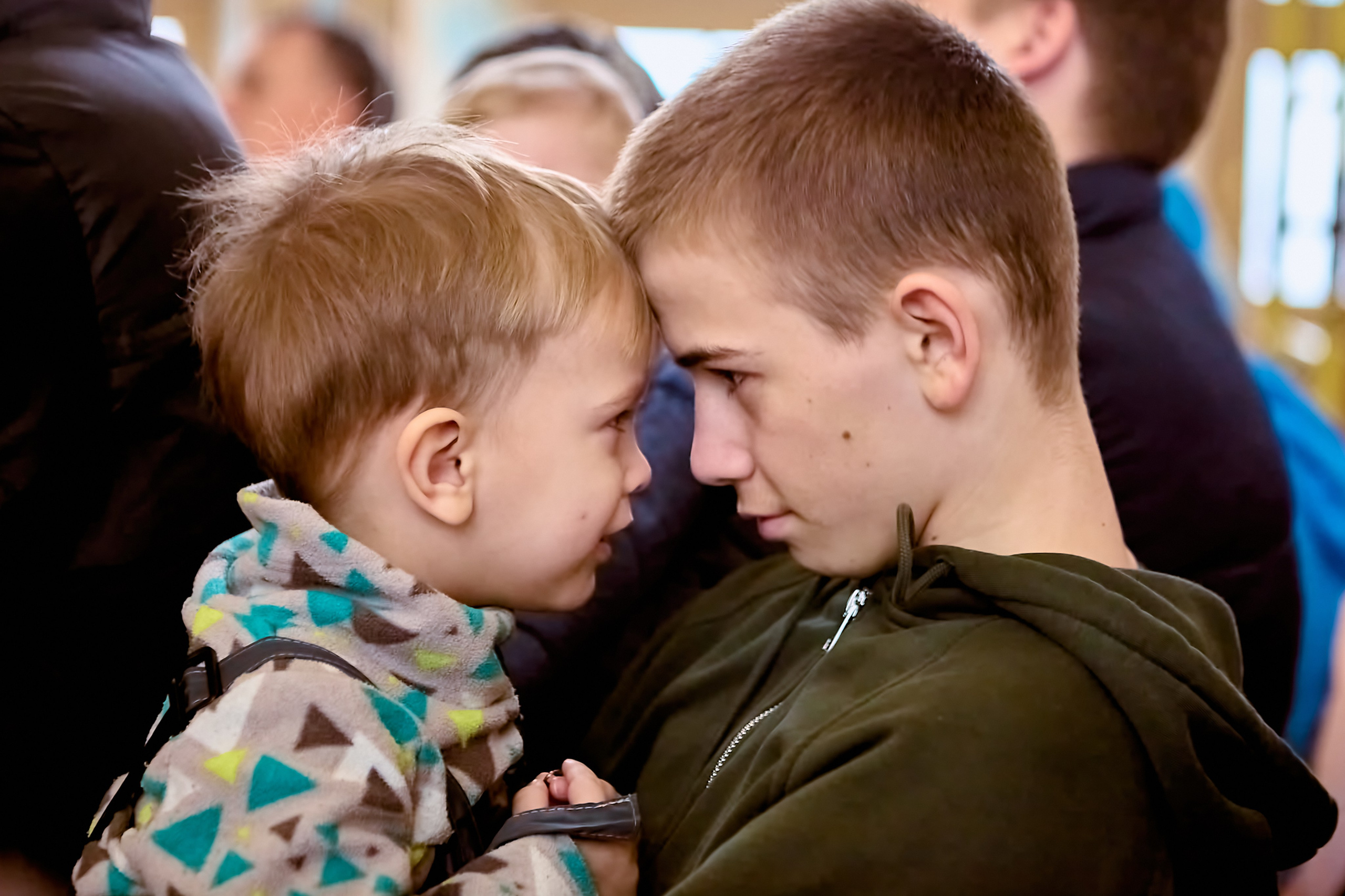 фото Вместе с братом на Литургии