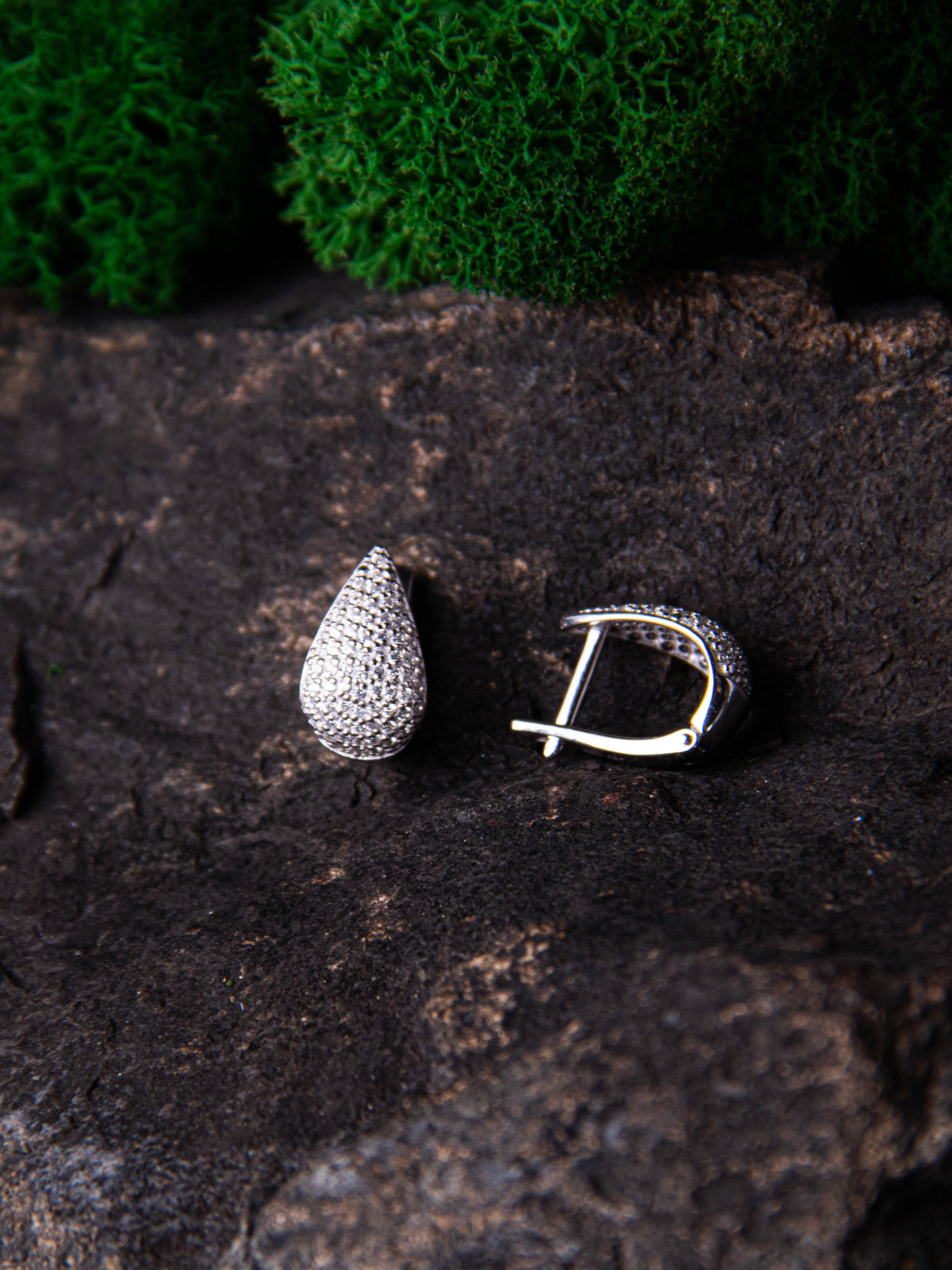 Серьги серебро. «Матрица»