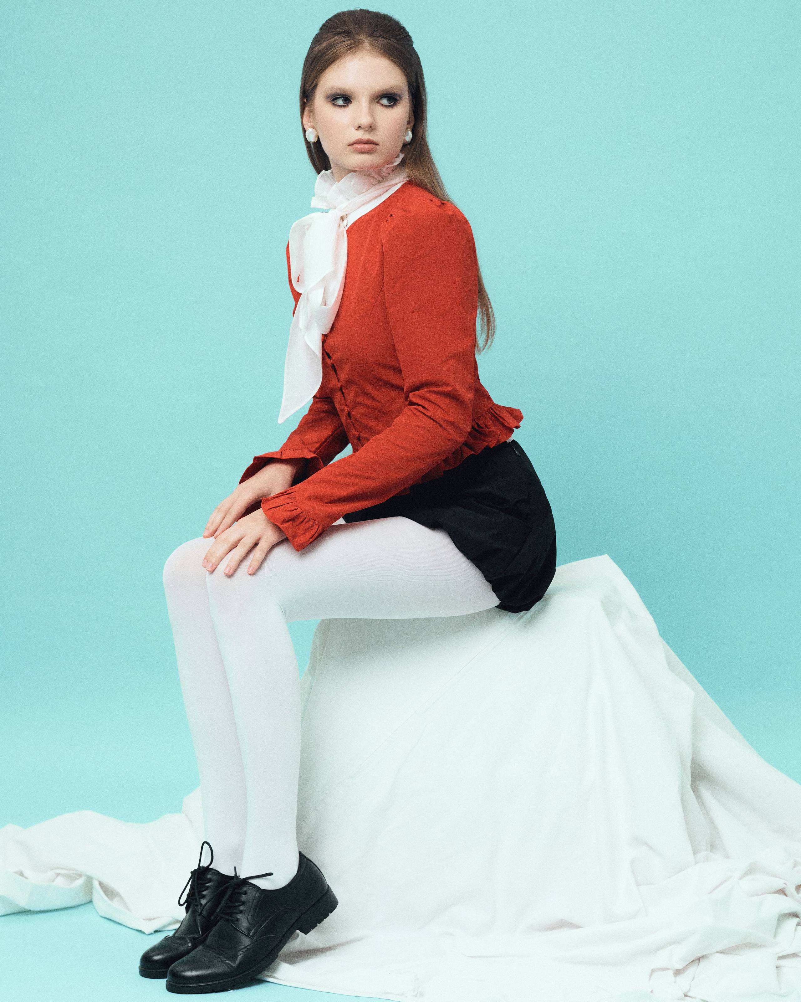 Kati, red blouse. Юрина Полина, фотограф из Екатеринбурга