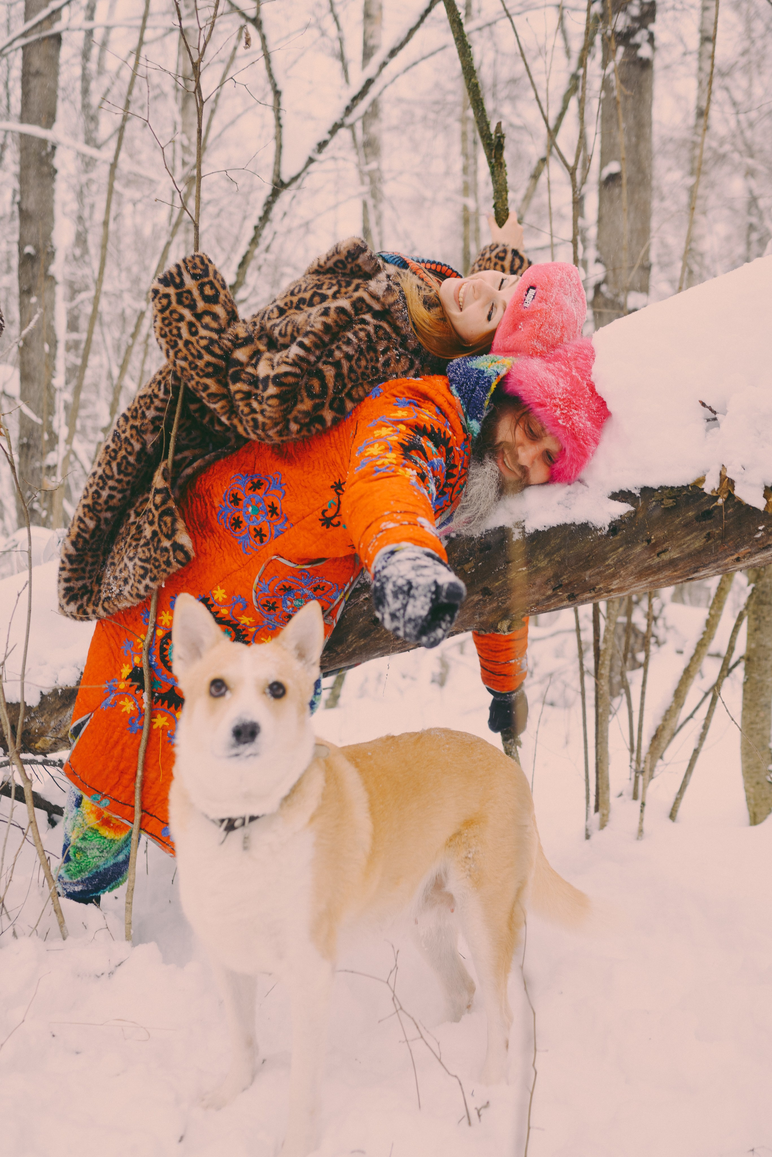 Свадебная съёмка в зимнем лесу. Фотоведьма Дарья Нечинская