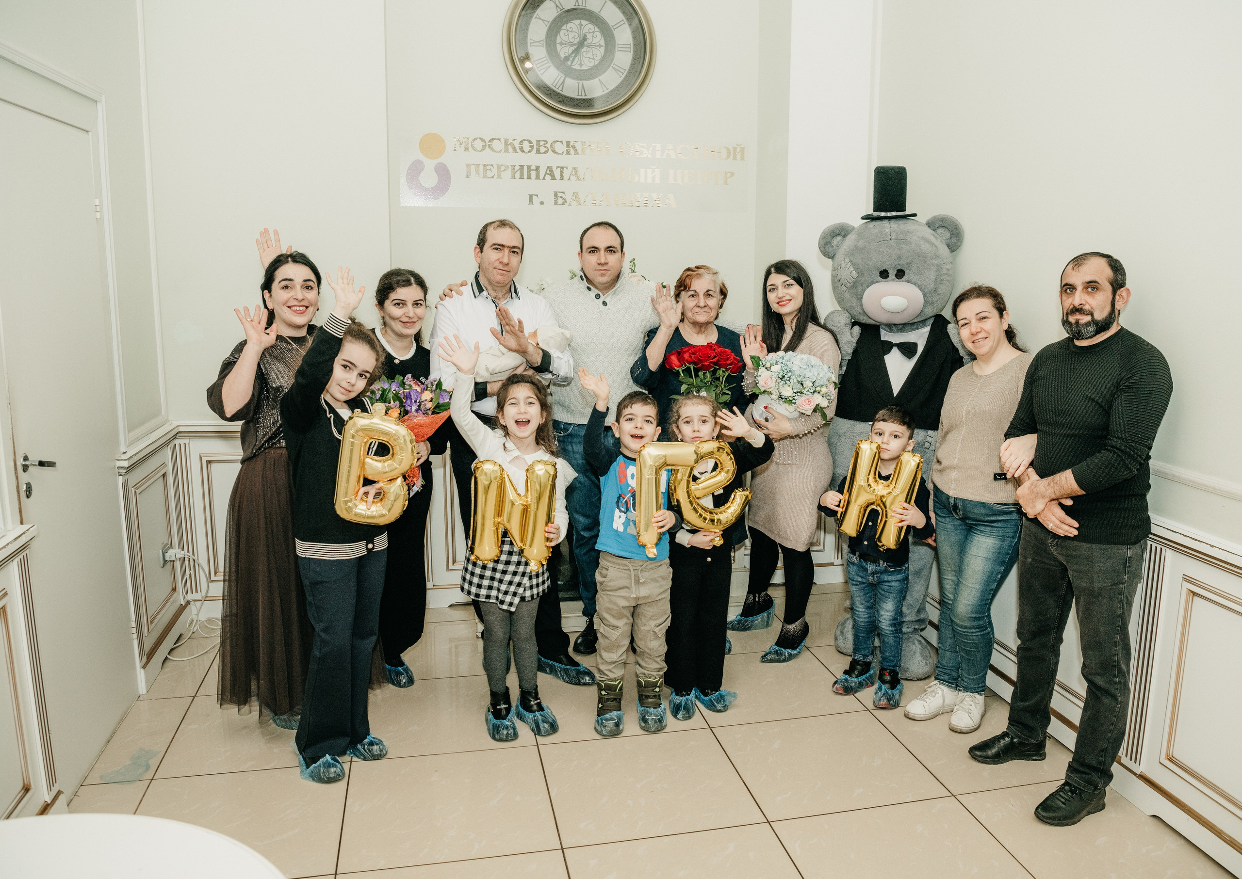 Выписка Вигена. Перинатальный центр в Балашихе. Фотограф на выписку из роддома в Москве и МО