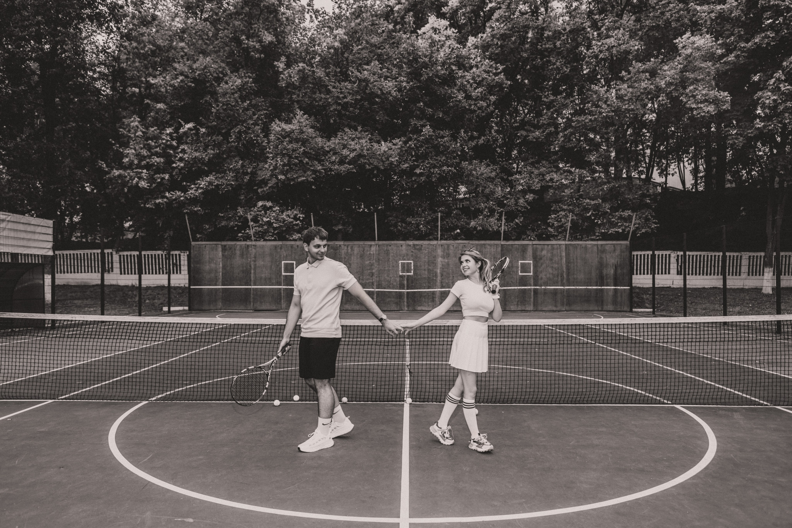 Корт. Свадебный и семейный фотограф Анастасия Меркуль