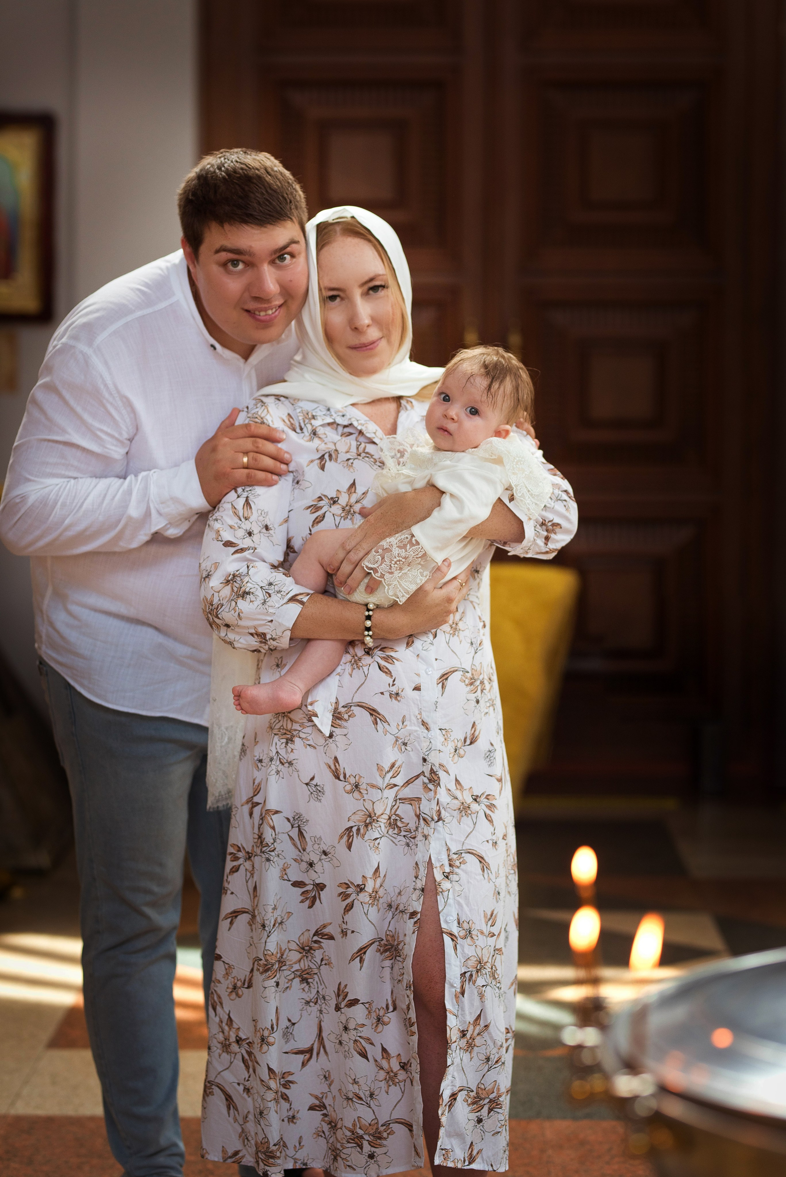 Крещение Варвары. Свадебный и семейный фотограф Яна Стражева. Волгоград, Москва