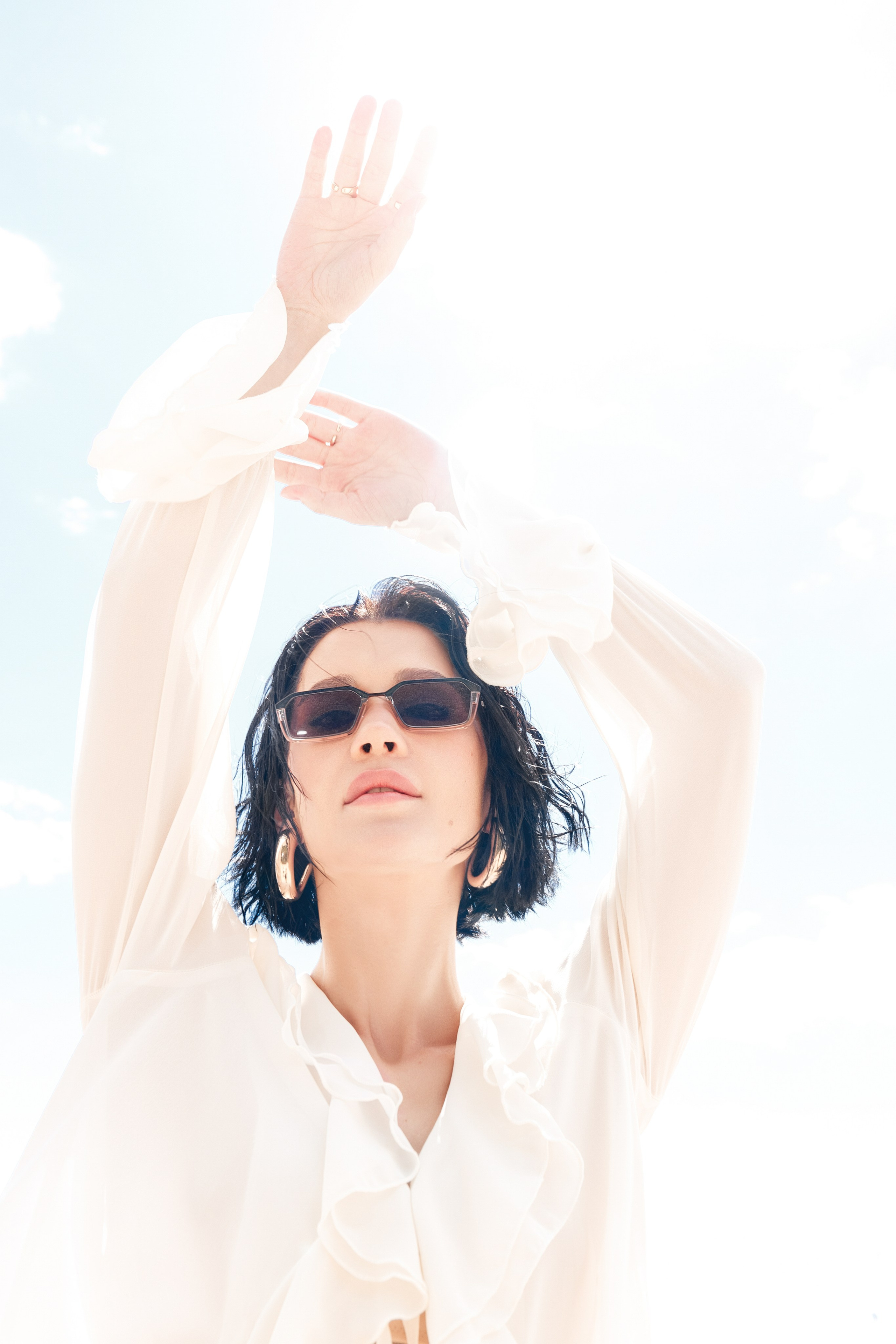 Летняя fashion-съёмка в Петербурге — на Финском заливе