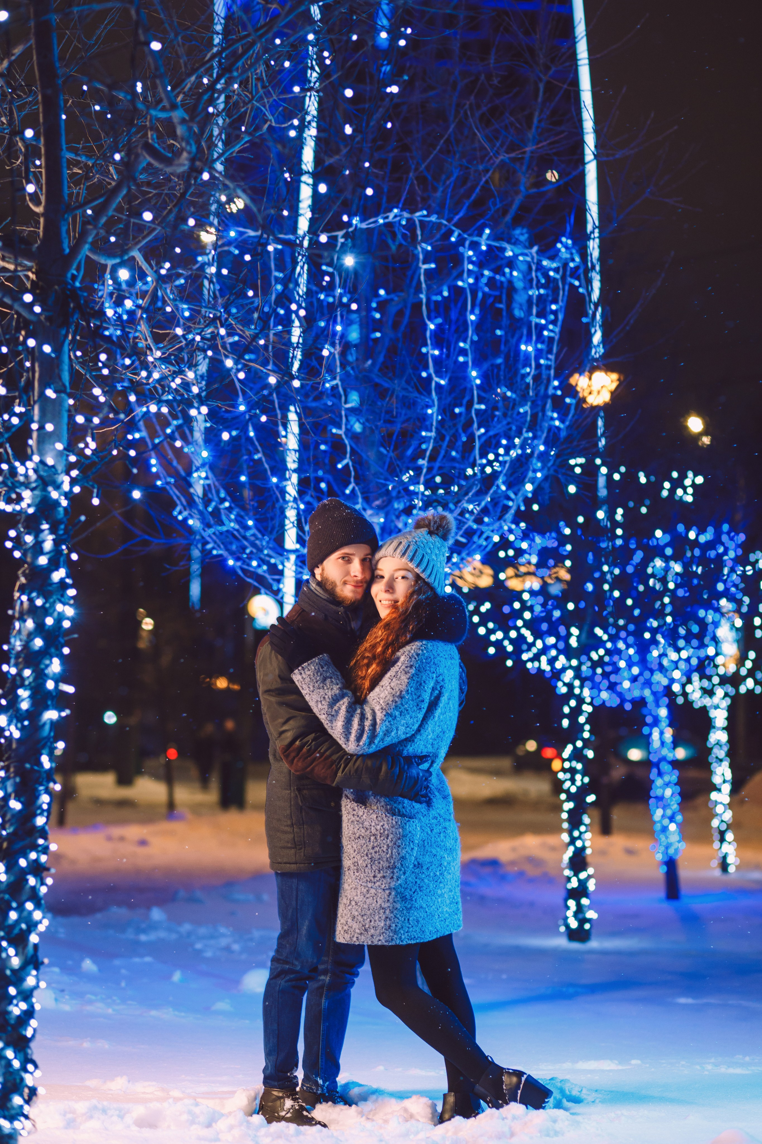 НеХолодная ночь Вити и Кристины. Профессиональный фотограф в Ижевске Леша Петров