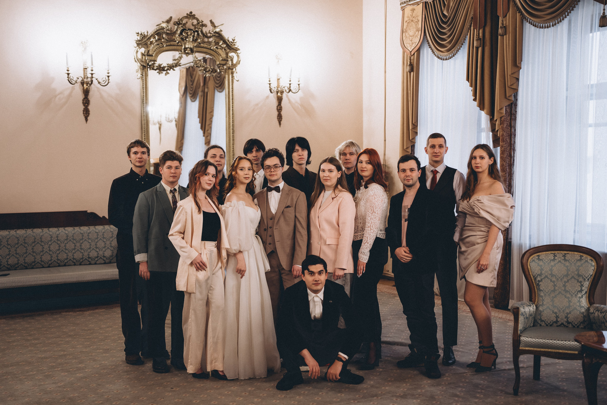 СВАДЕБНАЯ СЬЕМКА ВО ВТОРОМ ДВОРЦЕ С ГОСТЯМИ И ПРОГУЛКА В ТАВРИЧЕСКОМ САДУ. Профессиональный фотограф, Санкт-Петербург — Виктория Богомолова