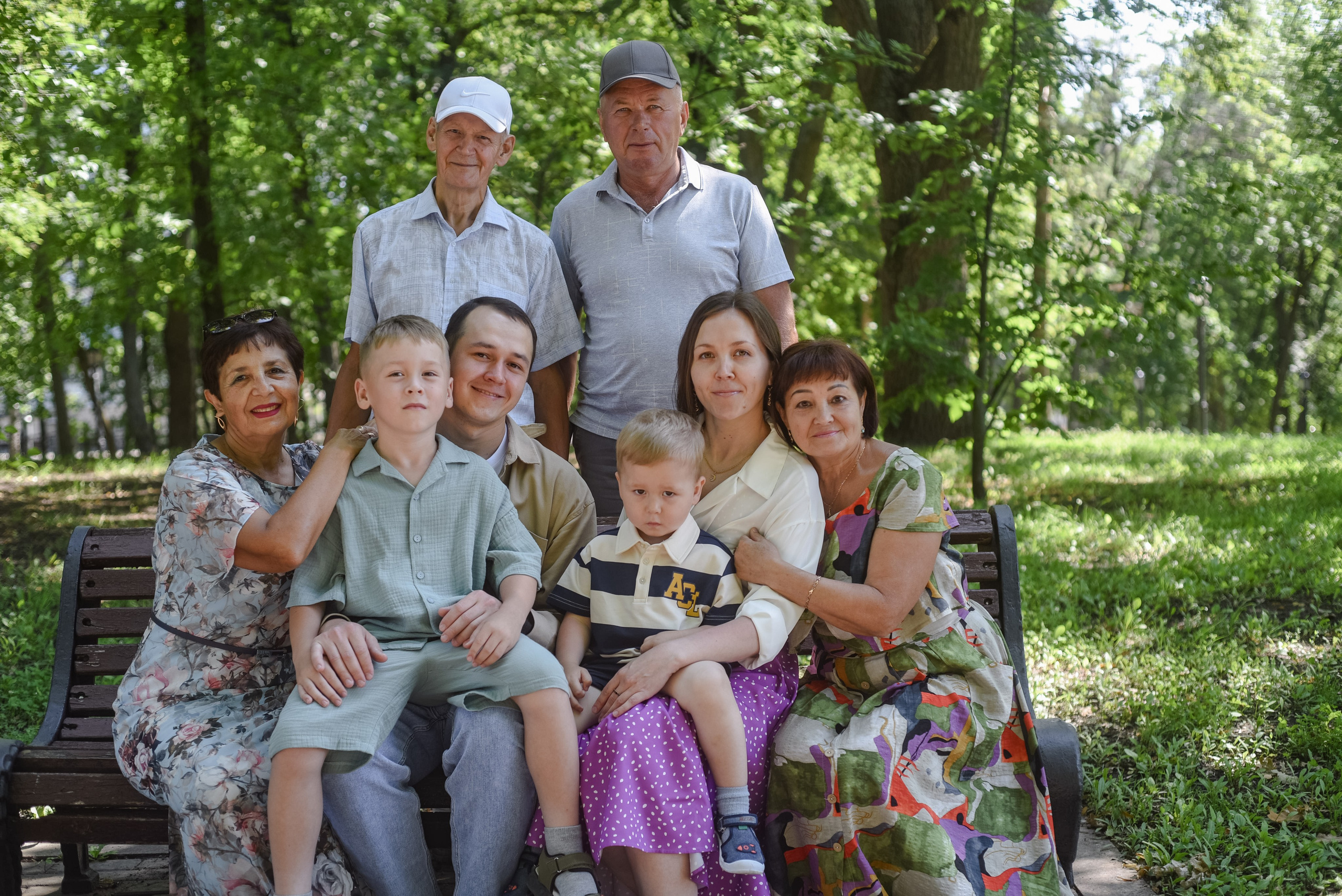 Семейная съемка в парке. Семейный и свадебный фотограф в г. Уфа Динара