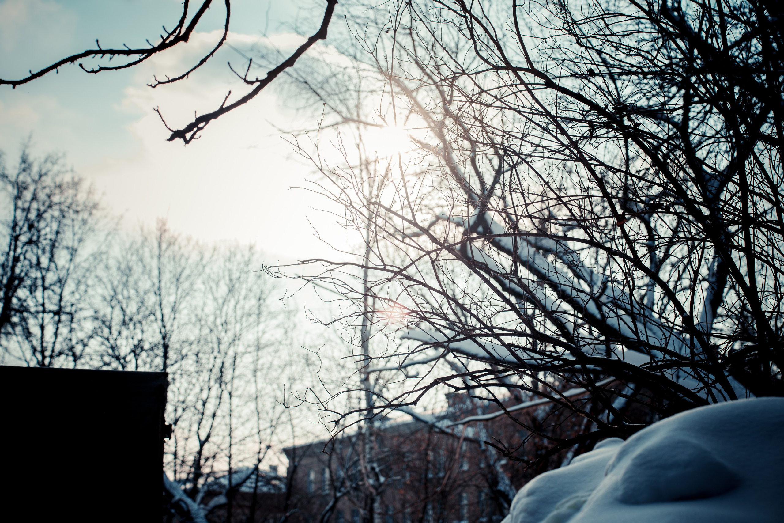 Сугробы. Polypolarphotography