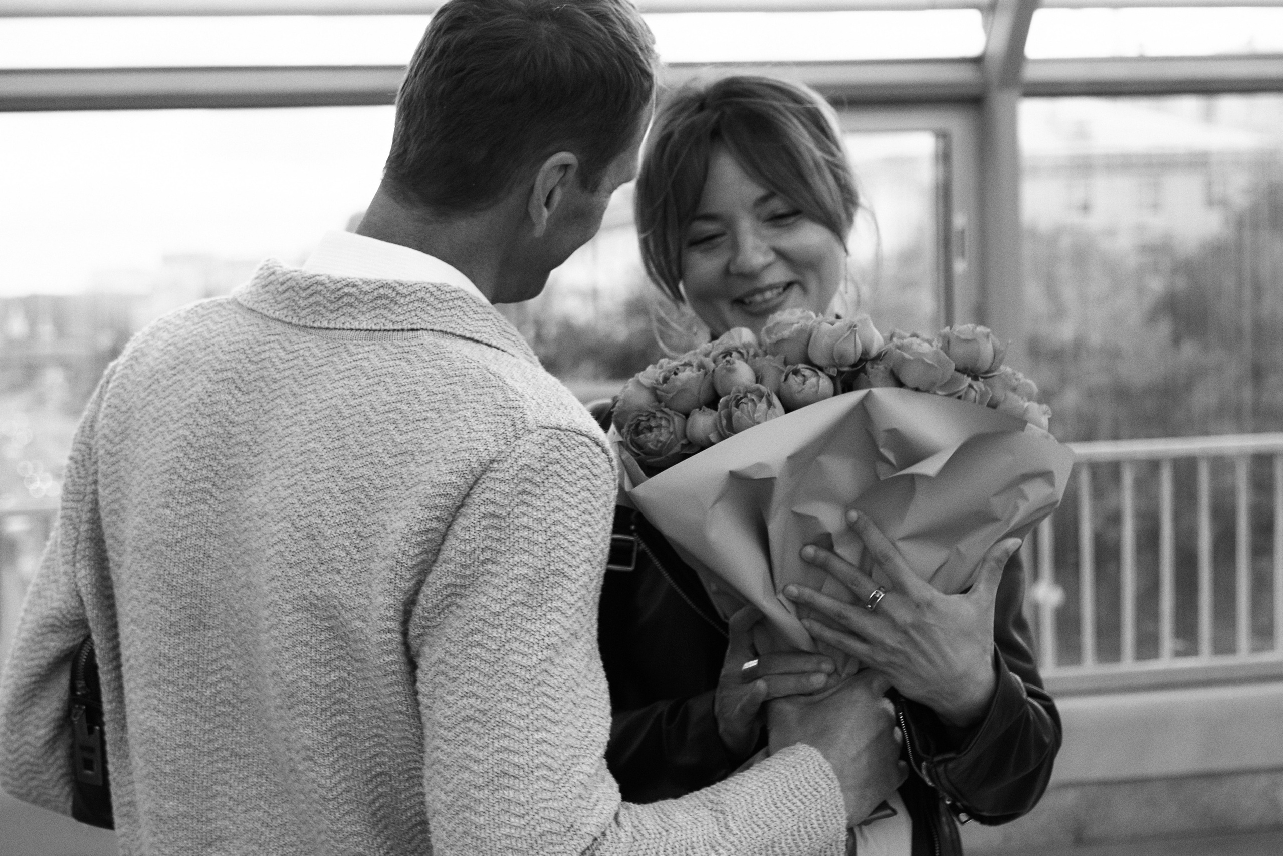 Love story на Андреевском мосту. Анна Потявина. Фотограф Москва