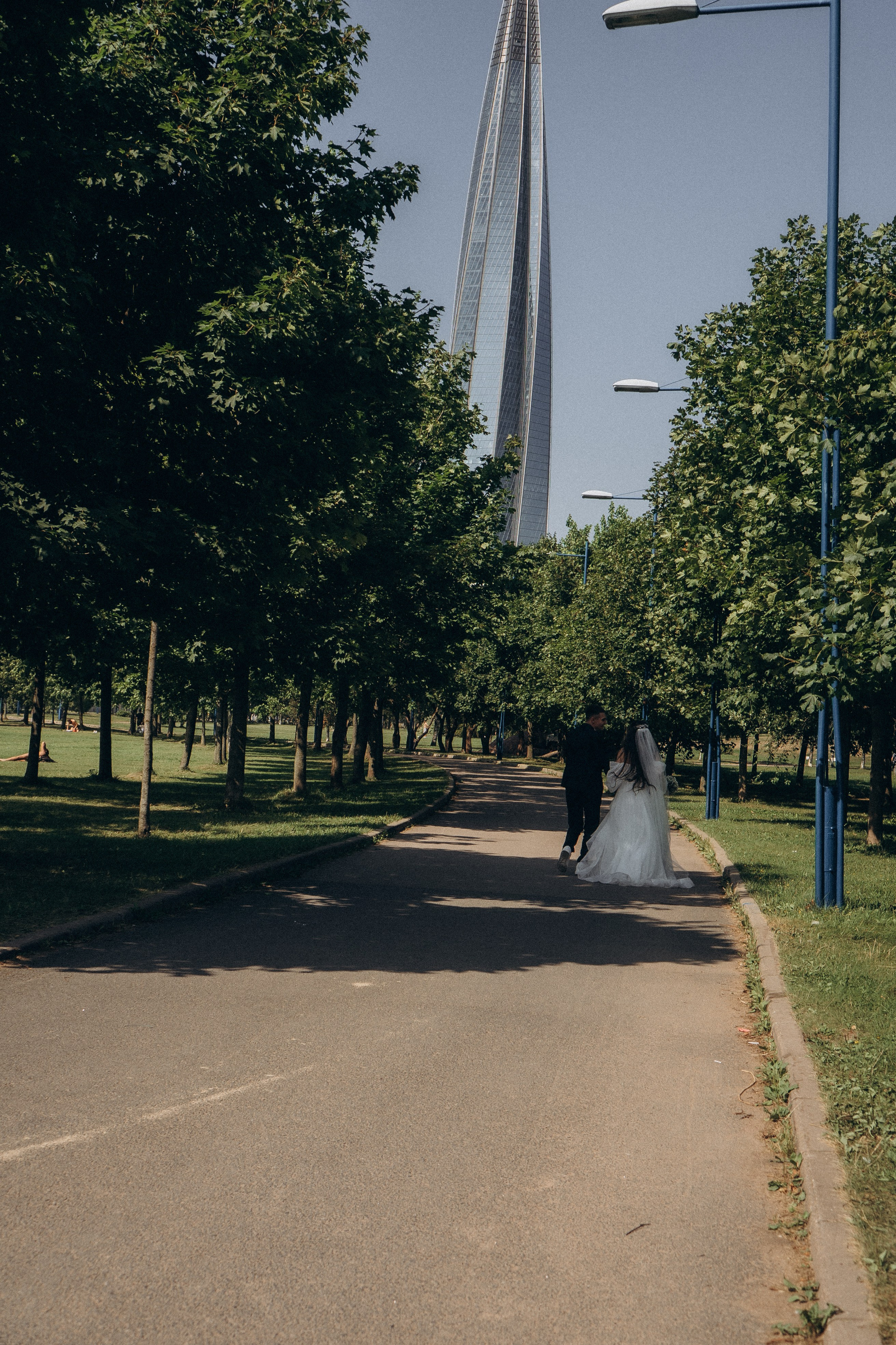 СВАДЕБНАЯ СЬЕМК В ПАРКЕ 300-ЛЕТИЯ. Профессиональный фотограф, Санкт-Петербург — Виктория Богомолова