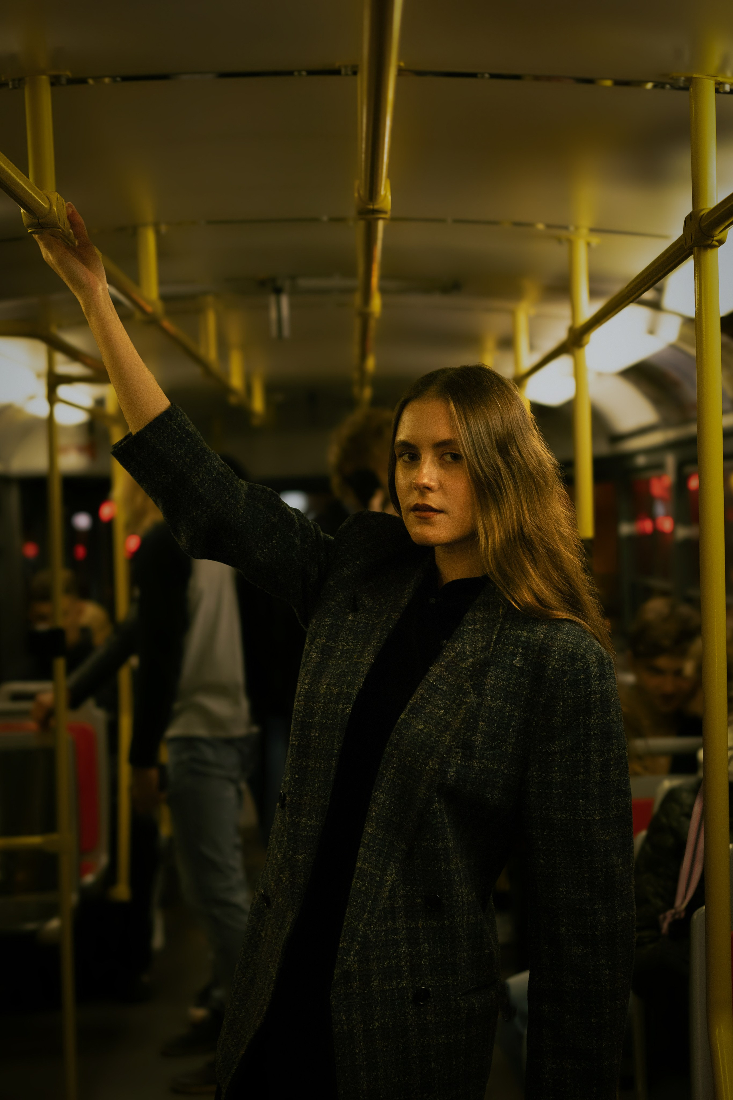 At the cinema. Magic photos