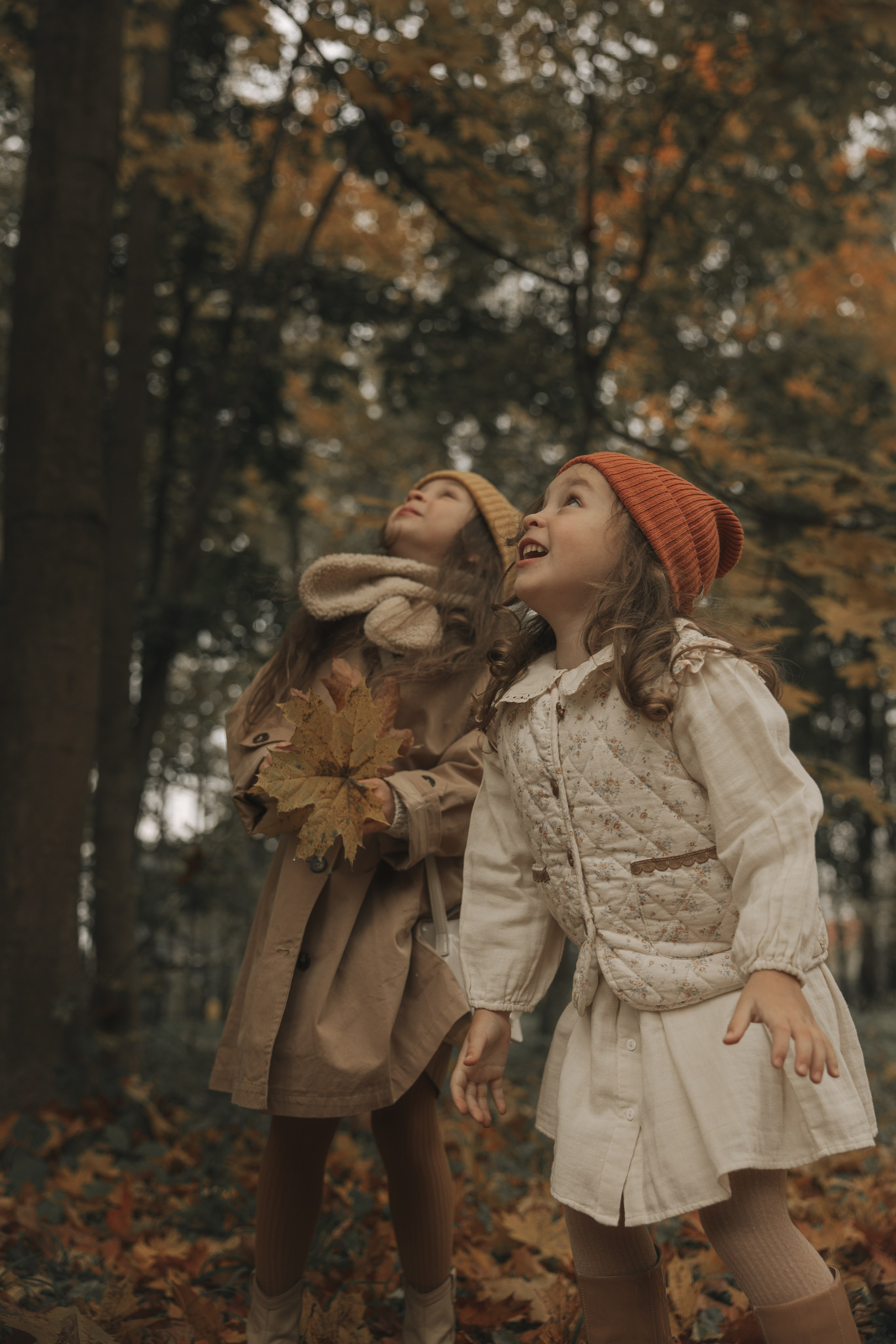 Листопад и дети. Семейный фотограф в городе Тула Любовь Сабирова