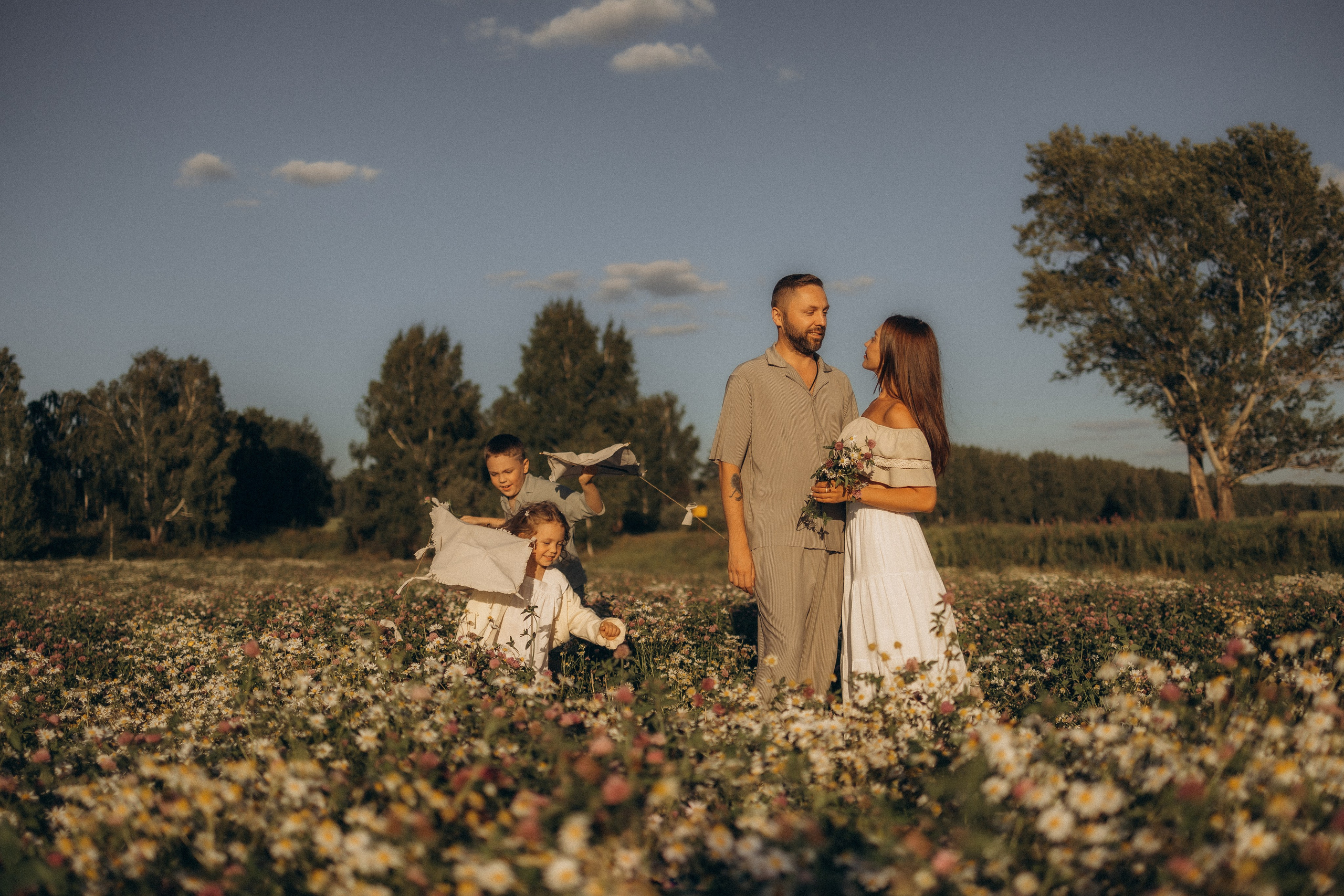 Семейная в ромашках. Эльвира Галимьянова — семейный фотограф Екатеринбурга