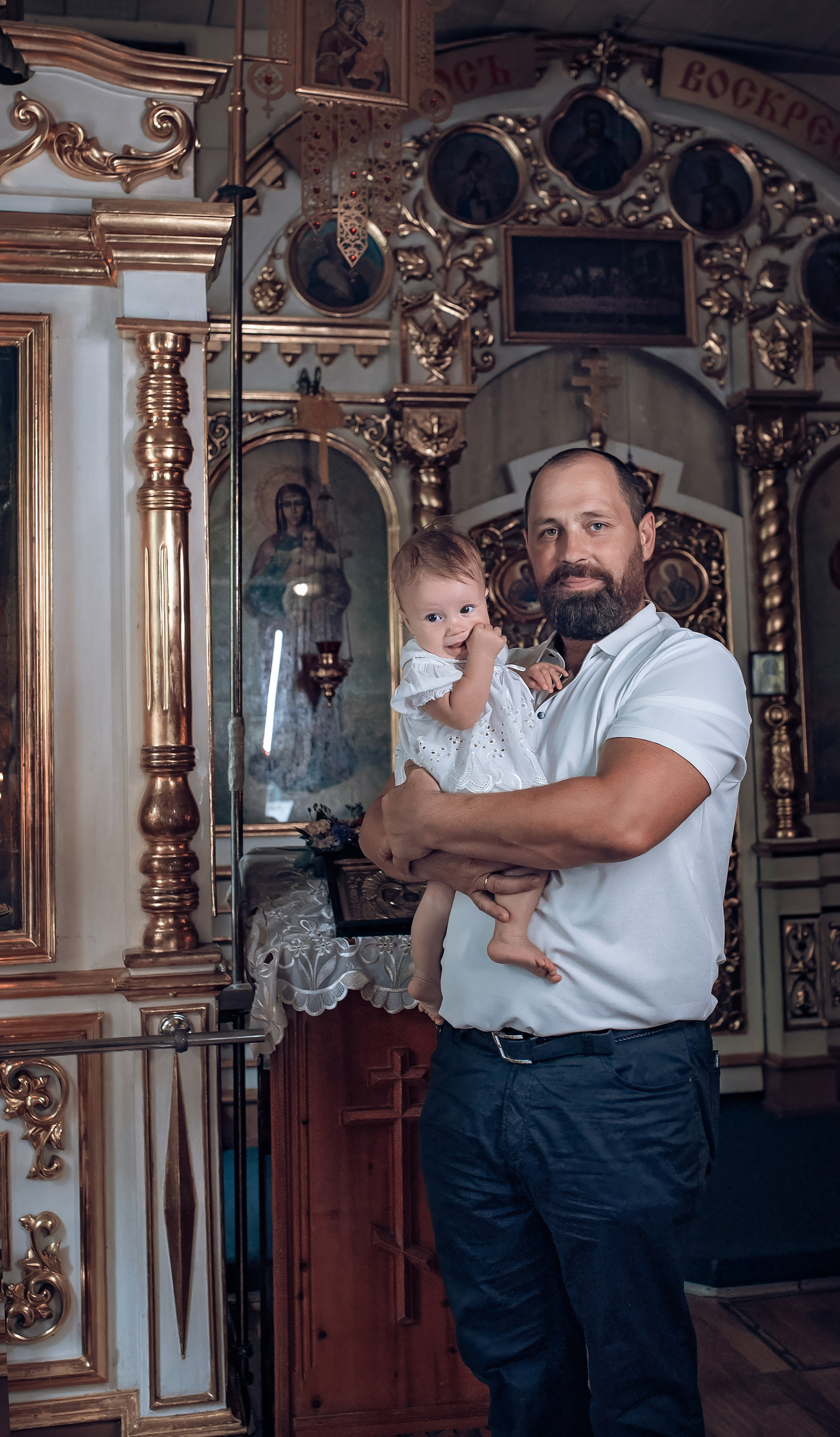 Съемка таинства крещения в храме Николая Чудотворца Красноярск. Фотографы крещения/венчания  Красноярск Татьяна и Вячеслав Переваловы