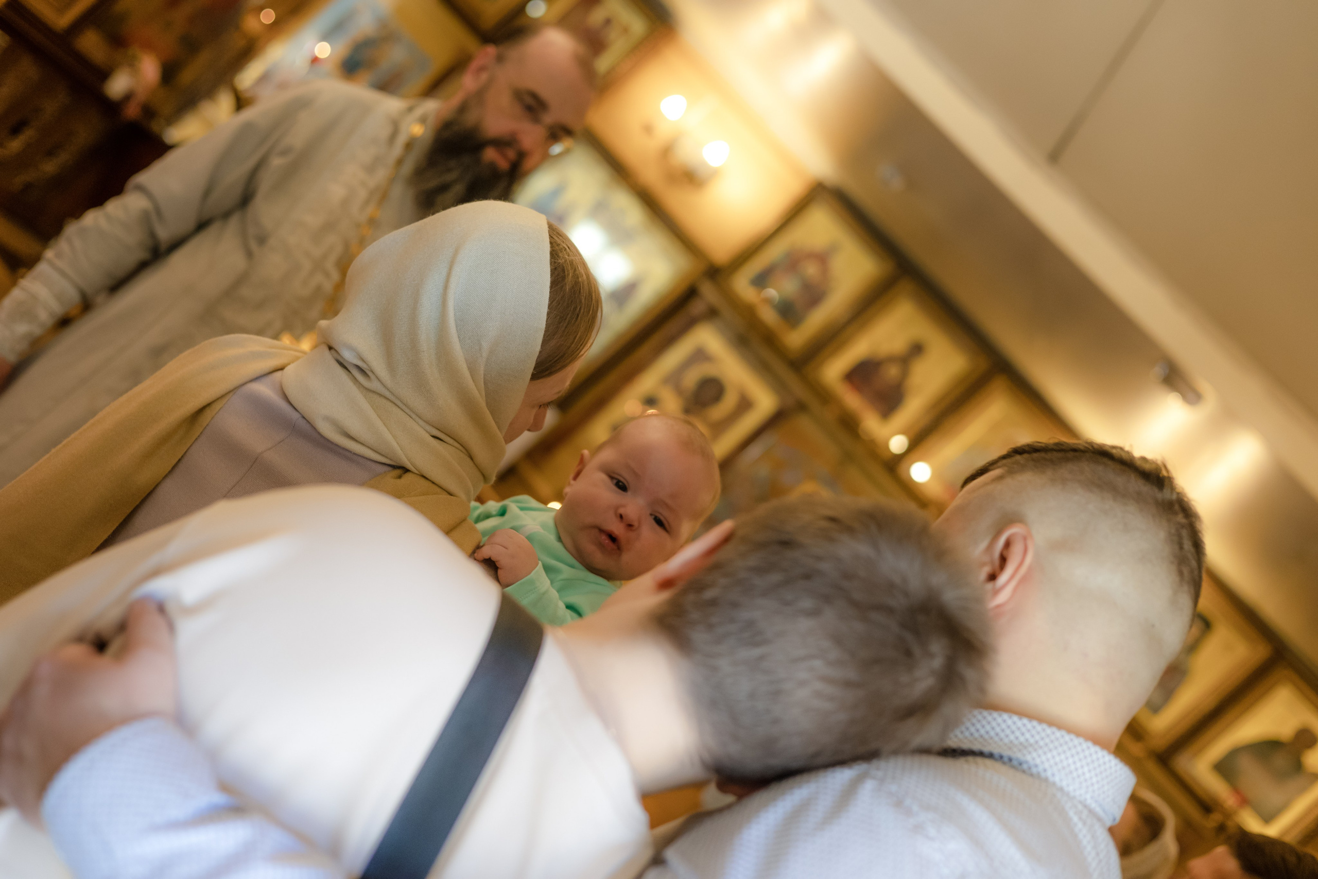 Крещение Игоря «Храм в честь св. Георгия Победоносца». Детский и семейный фотограф Евгения Вахнеева Москва Зеленоград