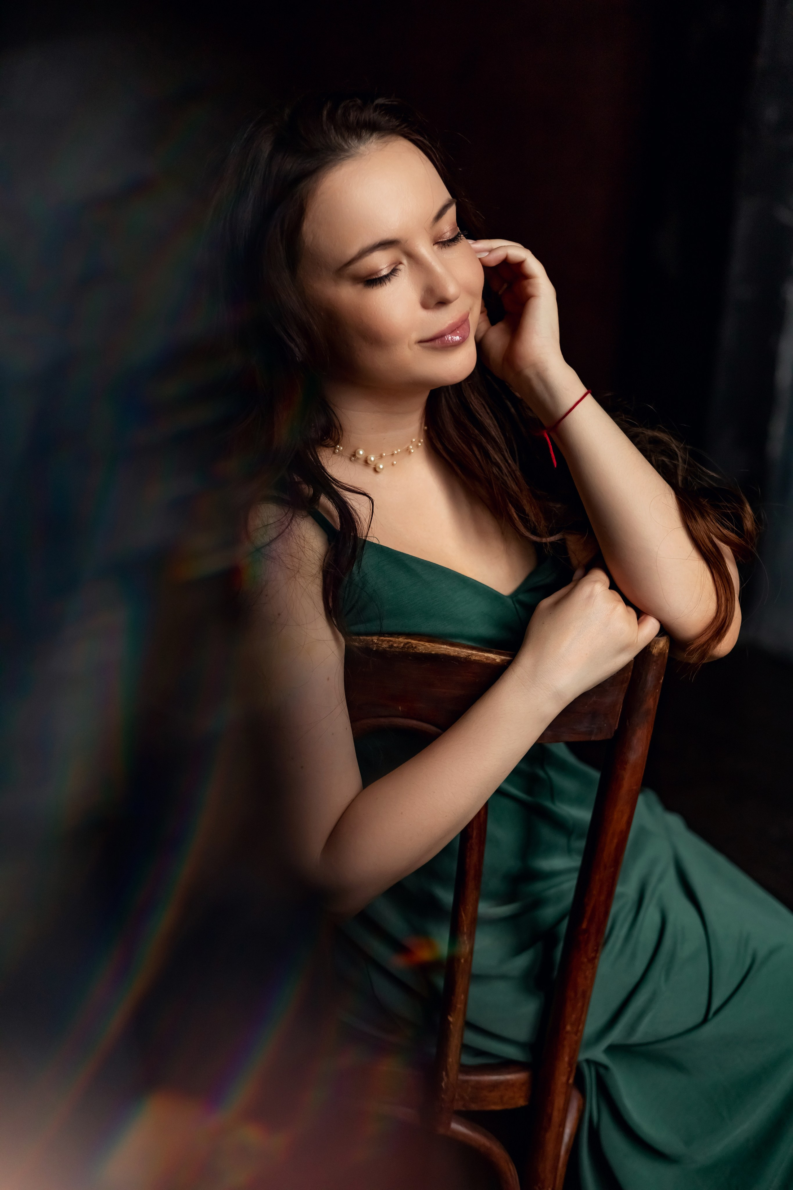 Женский художественный портрет в студии. Семейный и детский фотограф в Москве Анна Чертополох