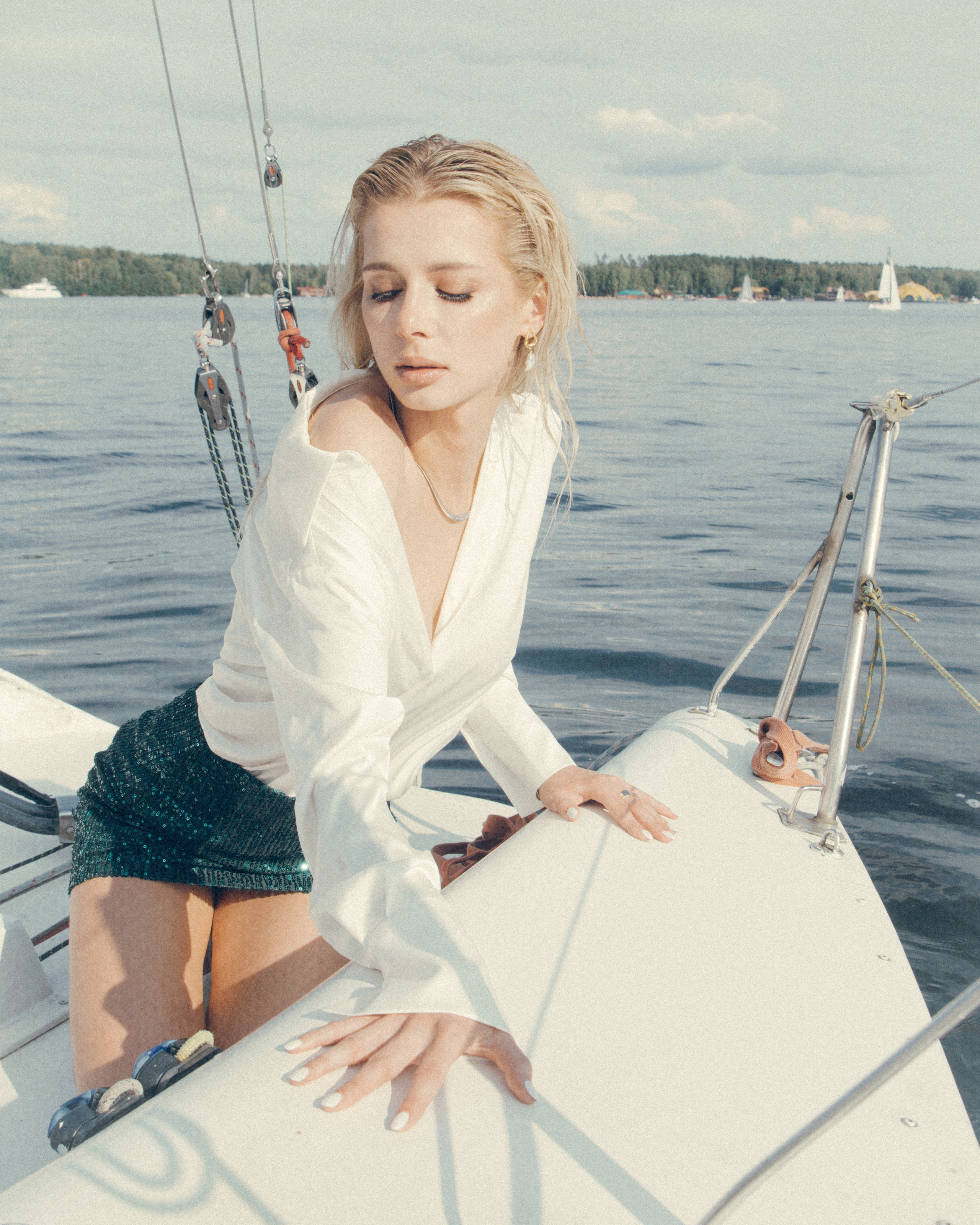 ФОТОСЕССИЯ НА ЯХТЕ. Будуарный фотограф Kris Murr|Москва|Съемки FASHION|BOUDOIR|NUDE