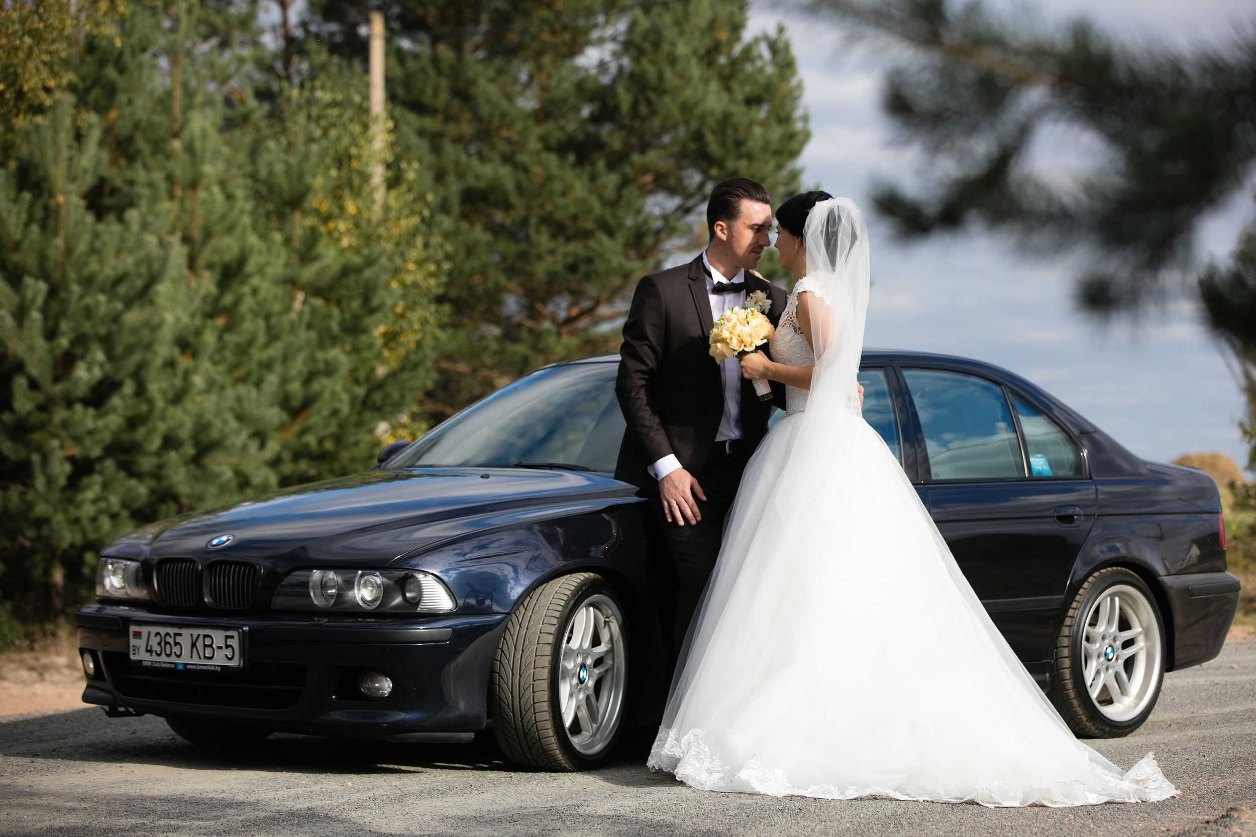 Красивая свадебная фотосессия в Солигорске. Европейская фотография