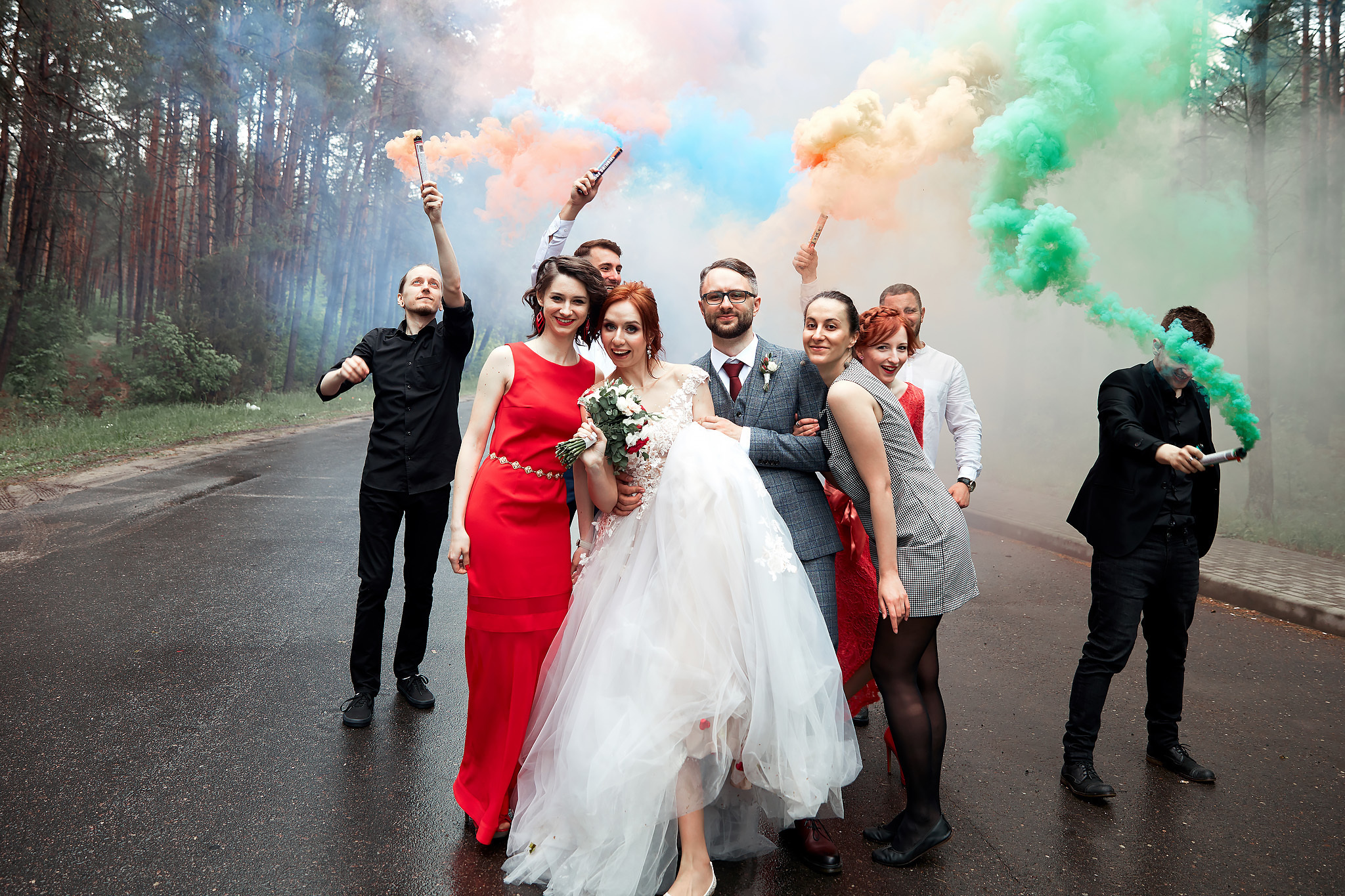 Саша и Лера. Свадьба в кругу друзей. Свадебная фотосессия в Минске