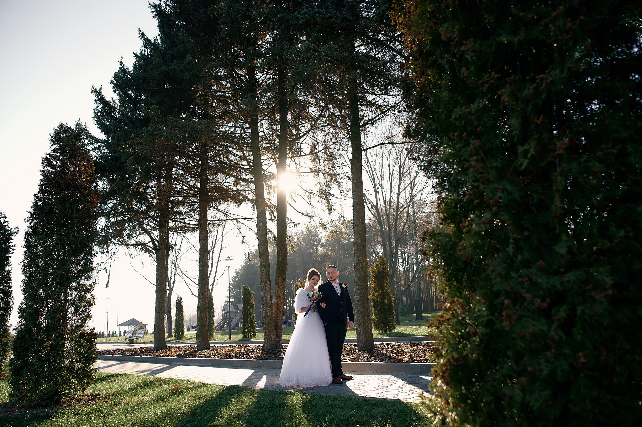 Свадебные фотографии Ильи и Нади. Свадебный фотограф в Солигорске Паве