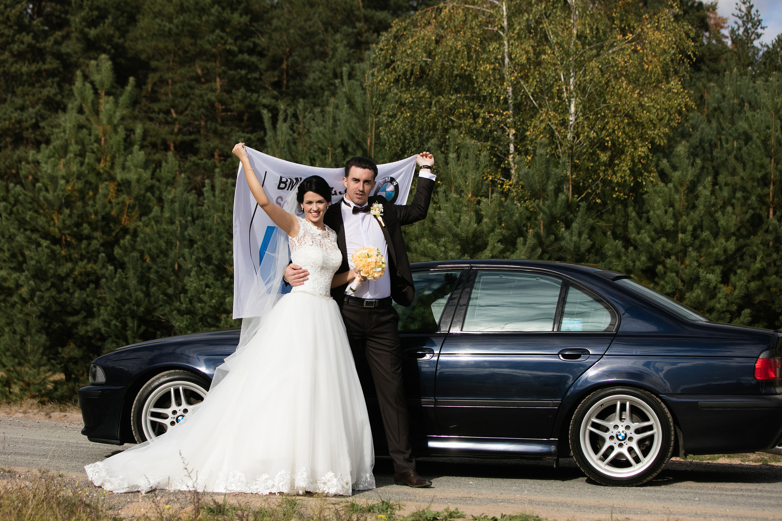 Красивая свадебная фотосессия в Солигорске. Европейская фотография