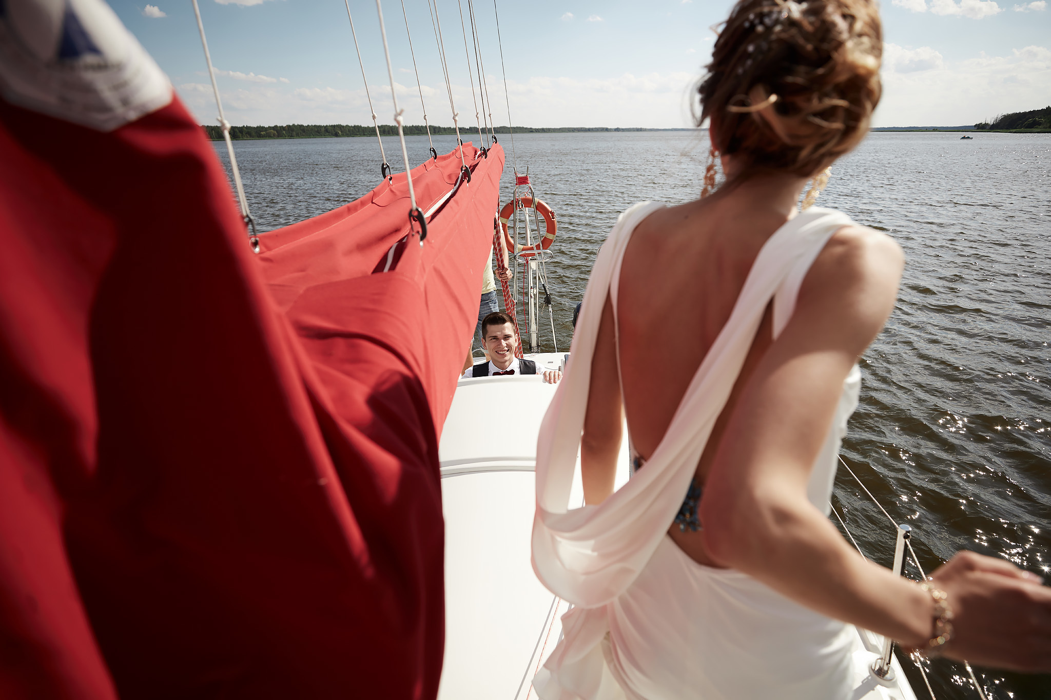 Свадьба на море. Свадьба на яхте в Солигорске. Яхта в Солигорске. Фото