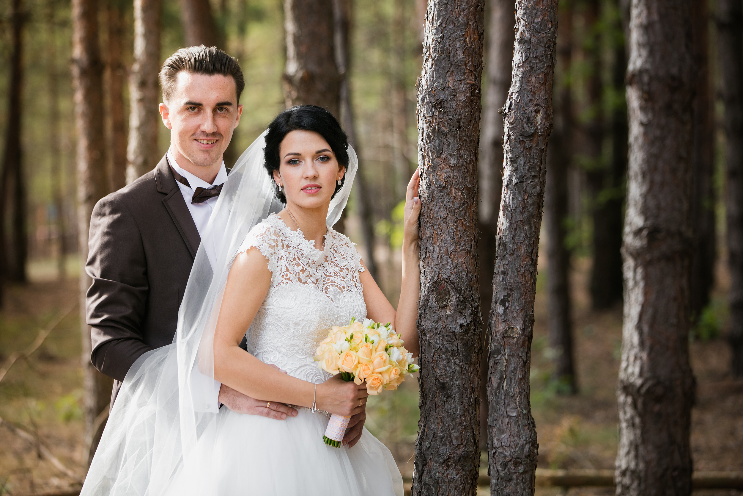 Красивая свадебная фотосессия в Солигорске. Европейская фотография